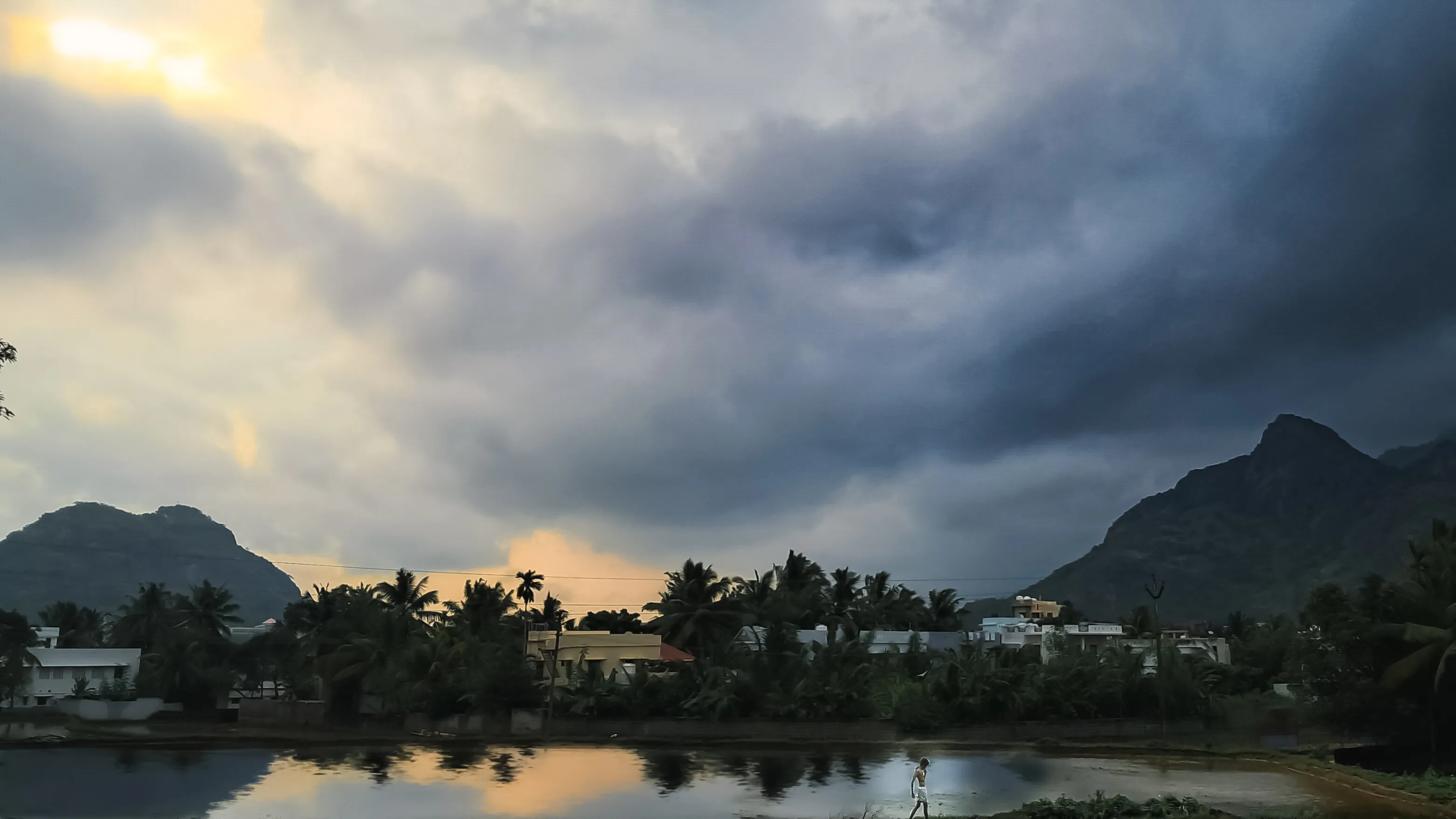 Man and the clouds