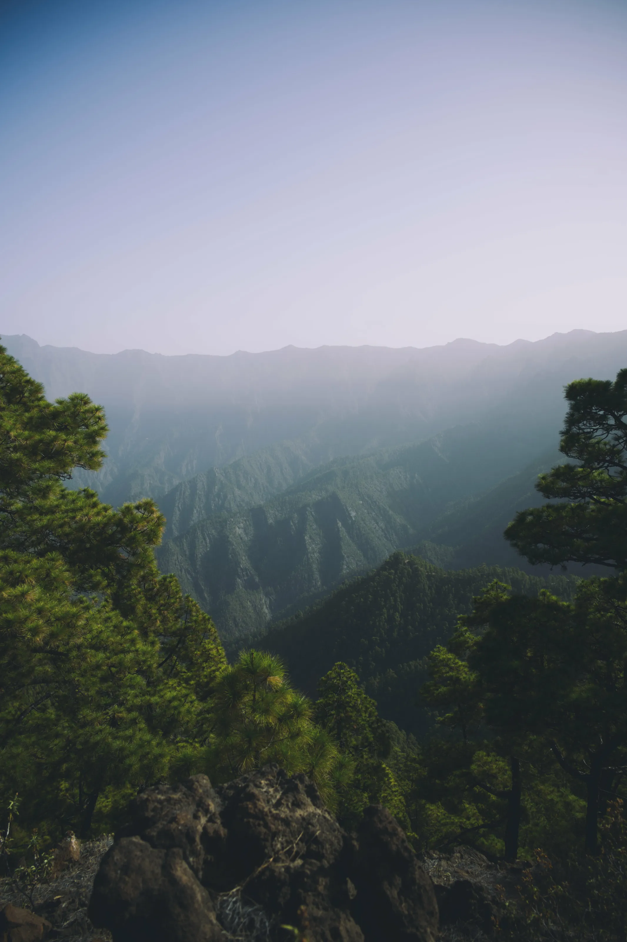 View of the caldera