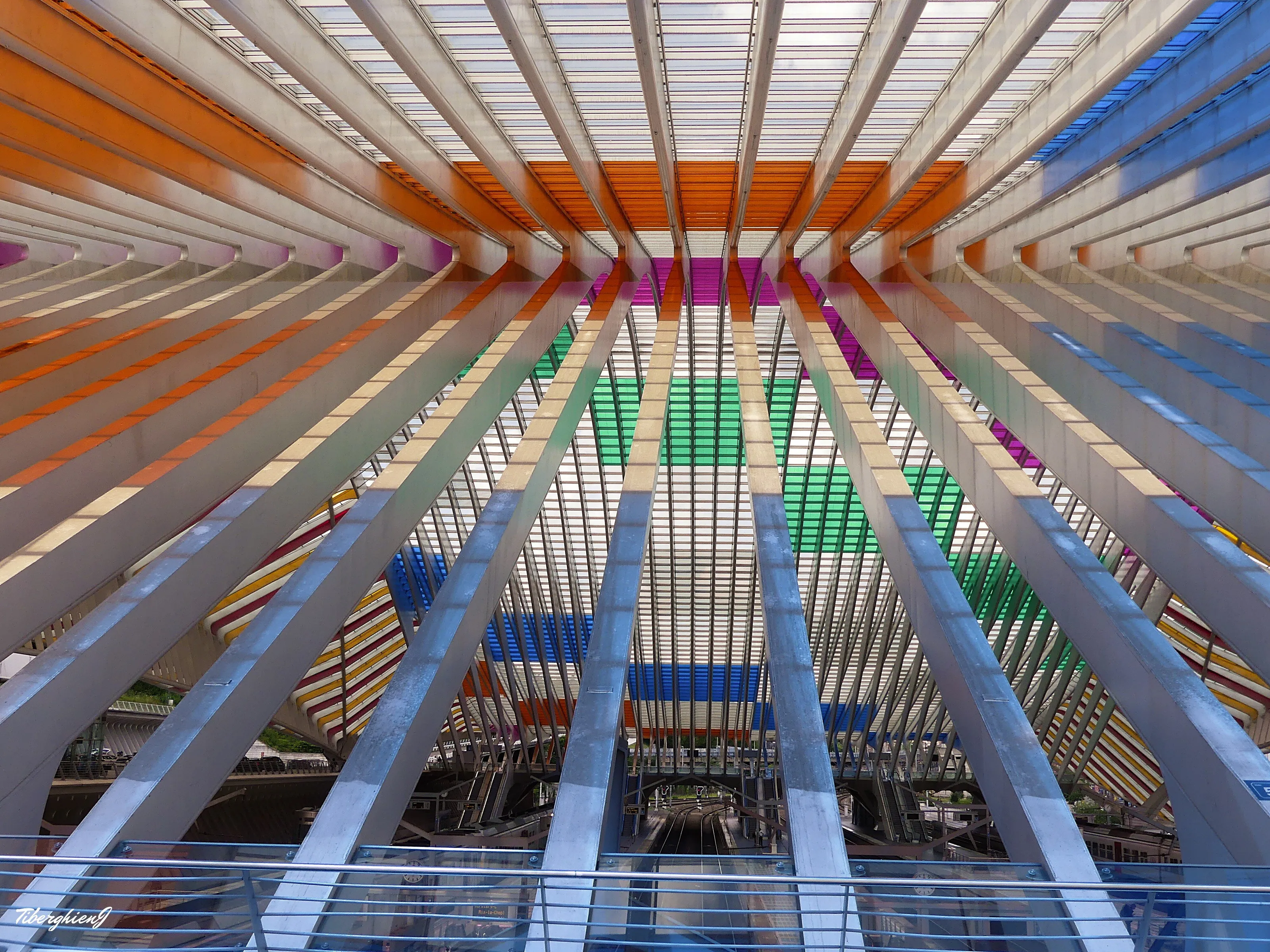 Guillemins train station, Liege, Belgium