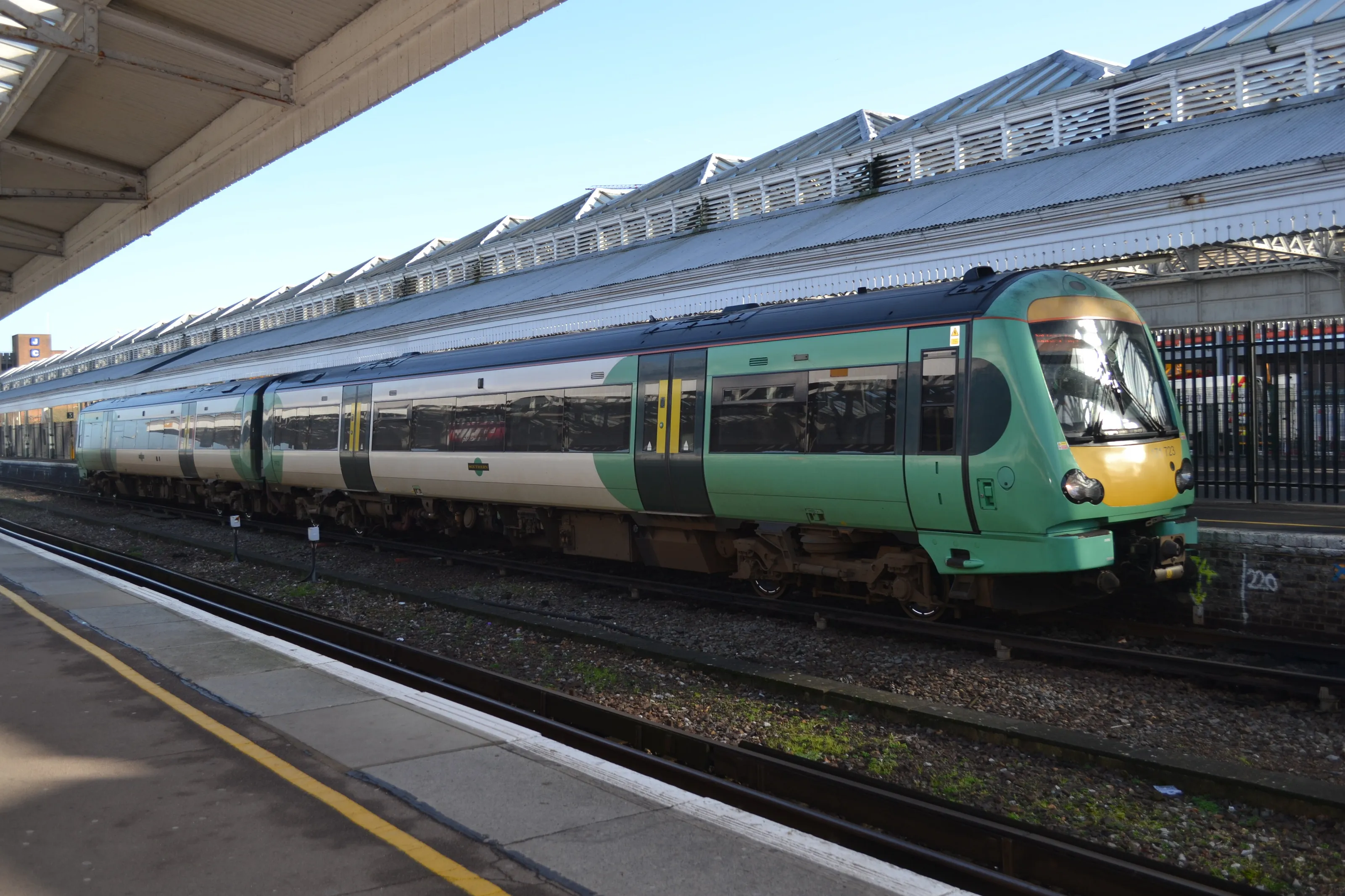 Now arriving at platform 2