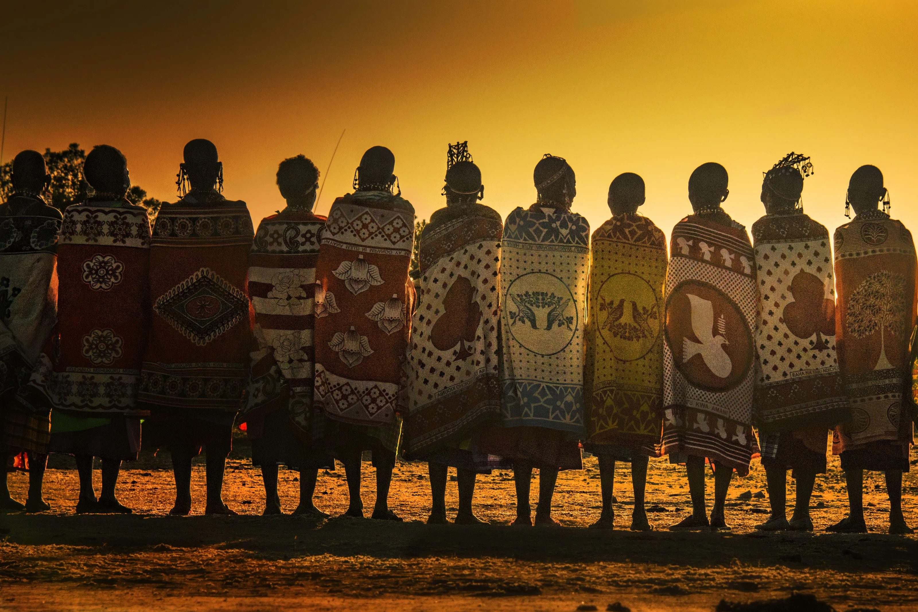 Maasai Greet the Morning