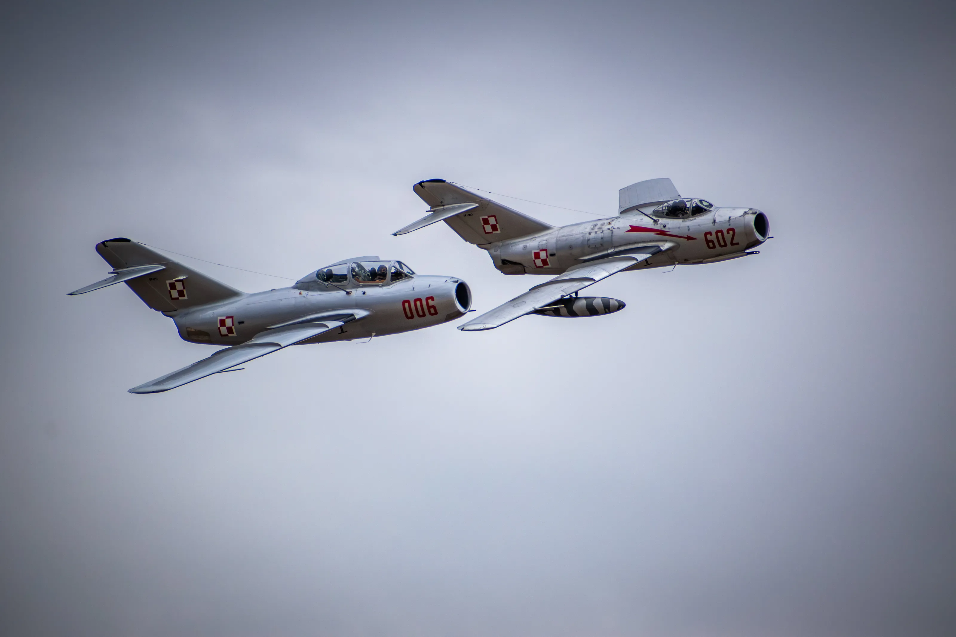 2 MiGs 15s
