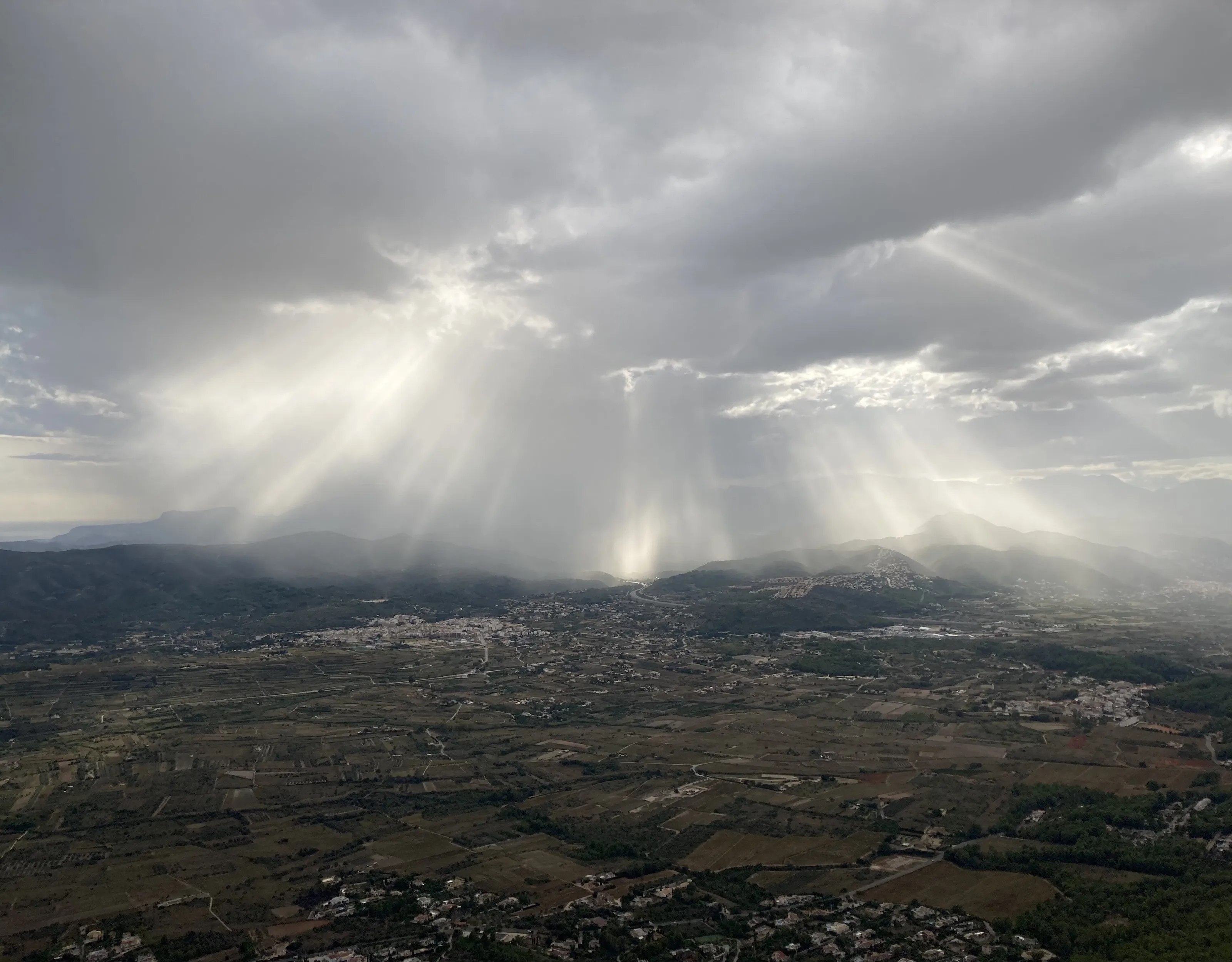 Rayos del Sol - Montgó