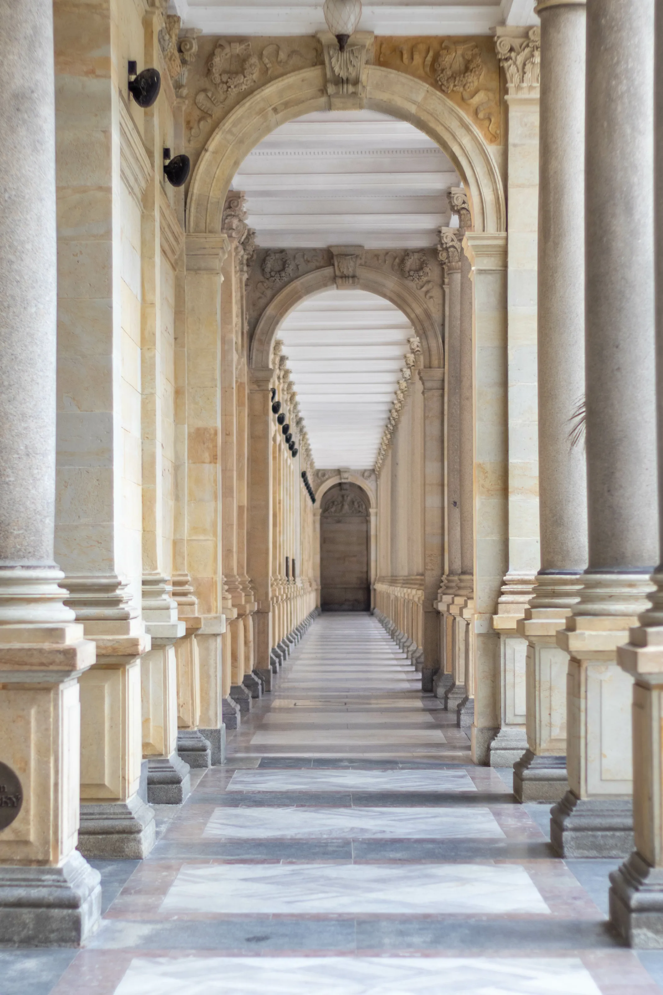 No one anywhere, just symmetry.