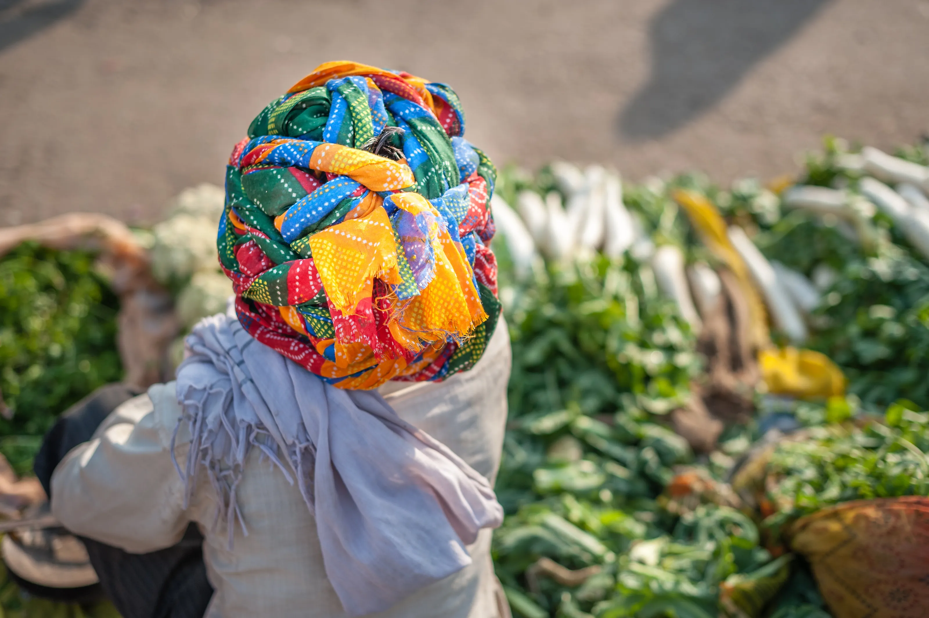 Rajasthani vegetable seller