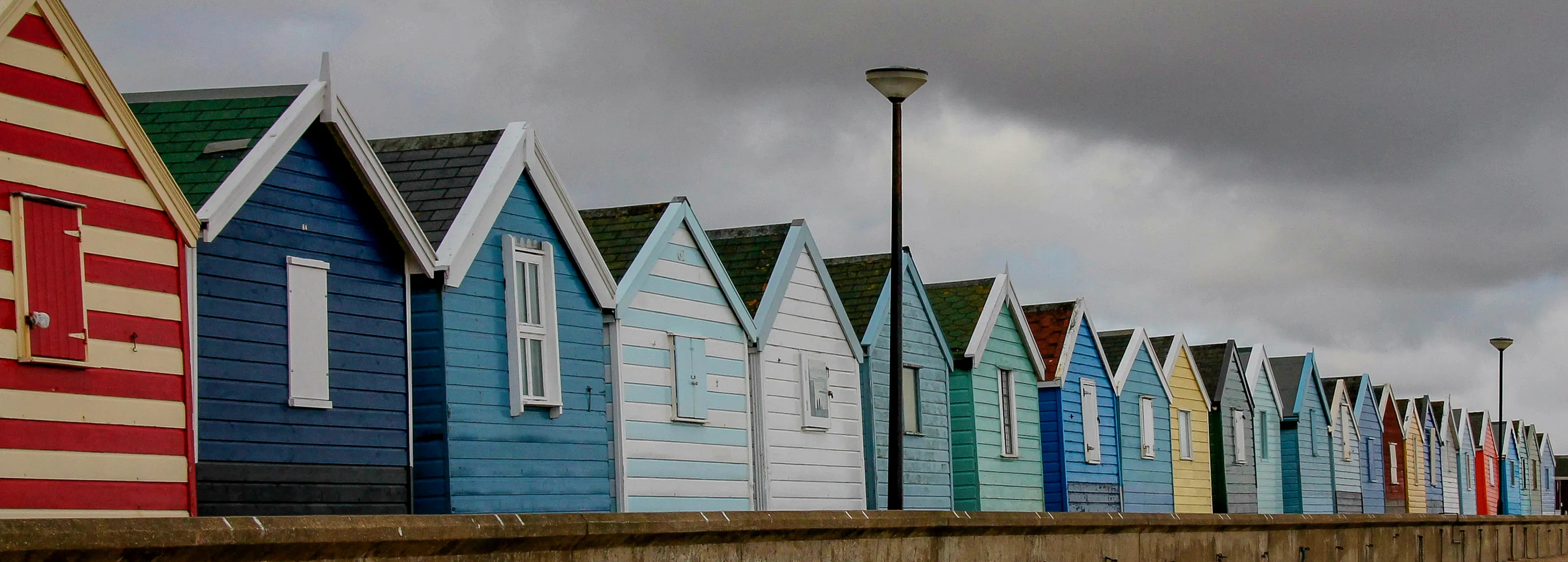 Beach Huts in Winter