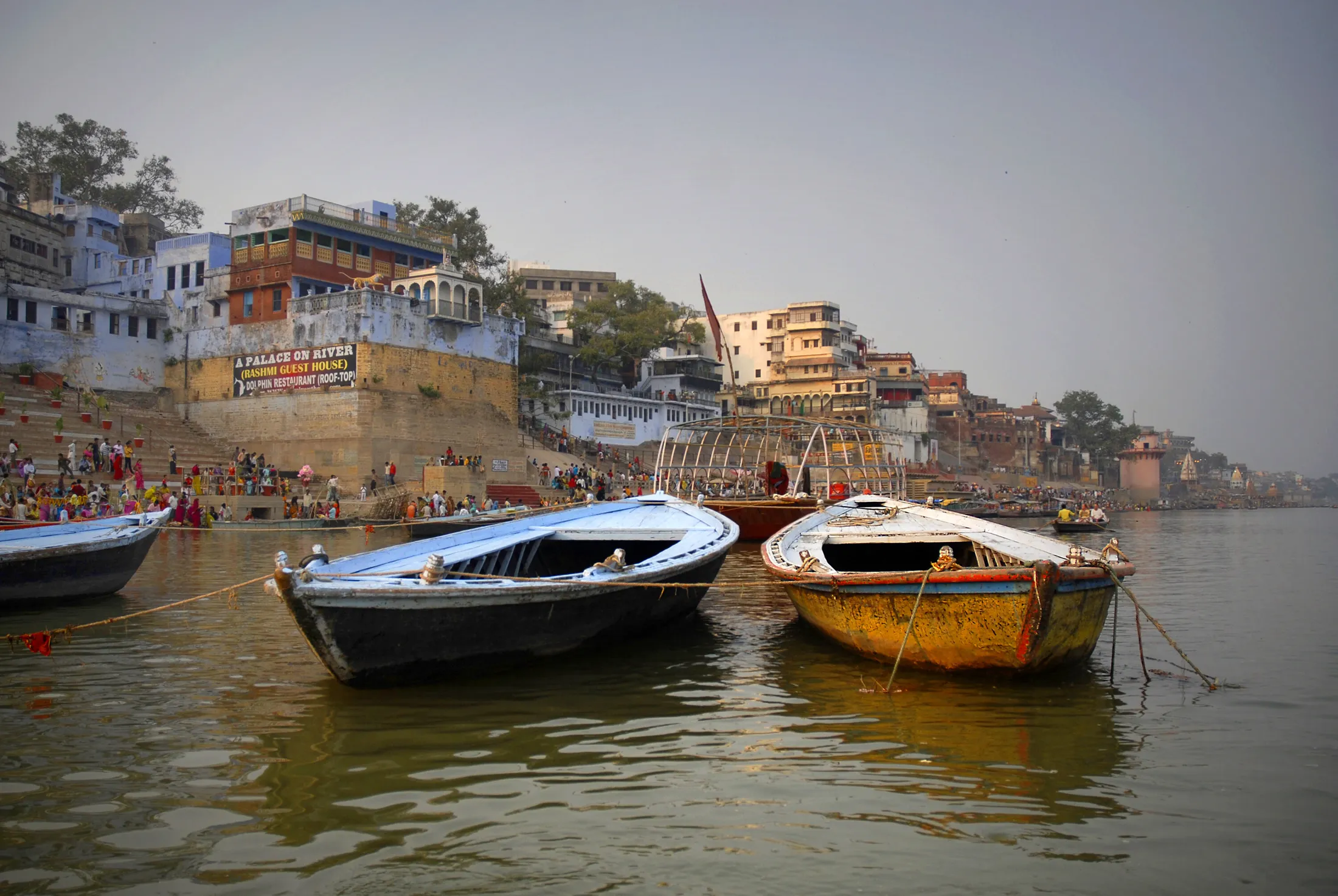 Boats in India