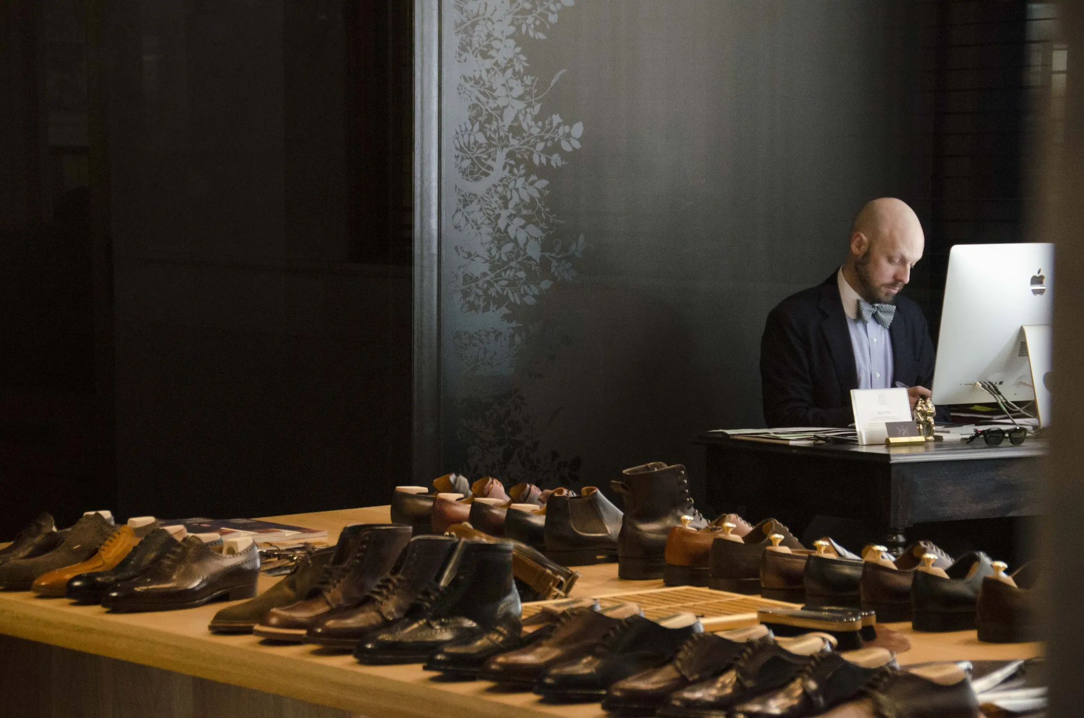 Man in the Shoe Shop
