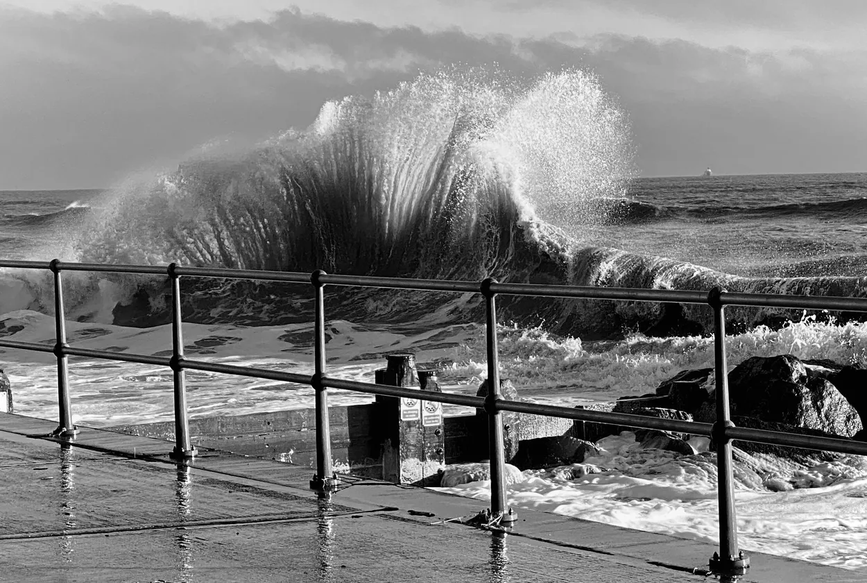 Stormy Southwold seas