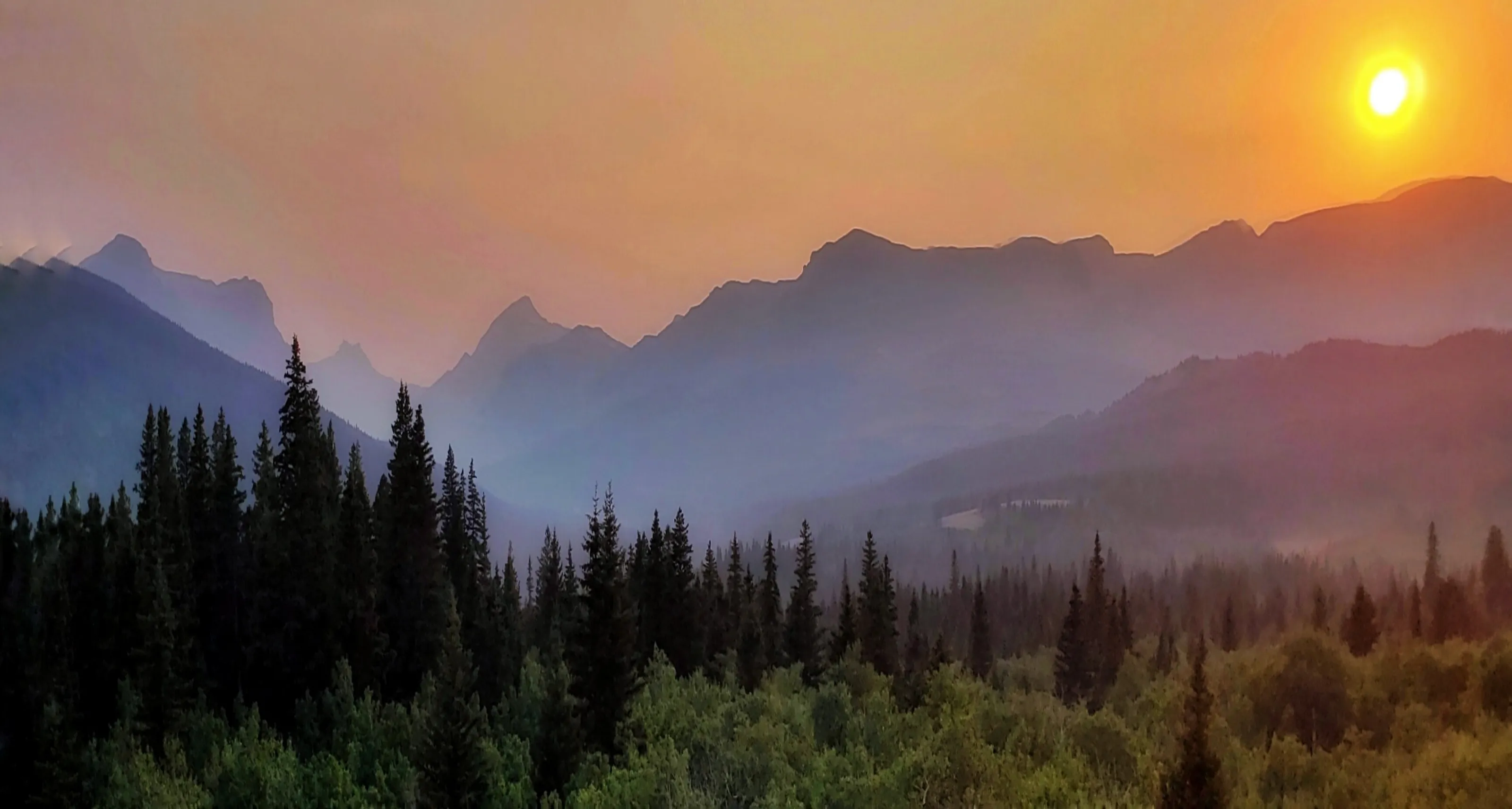 Misty mountains