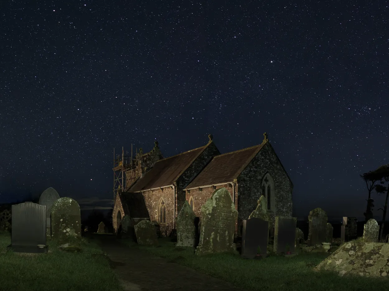Starry Sky over St Madoc's Church