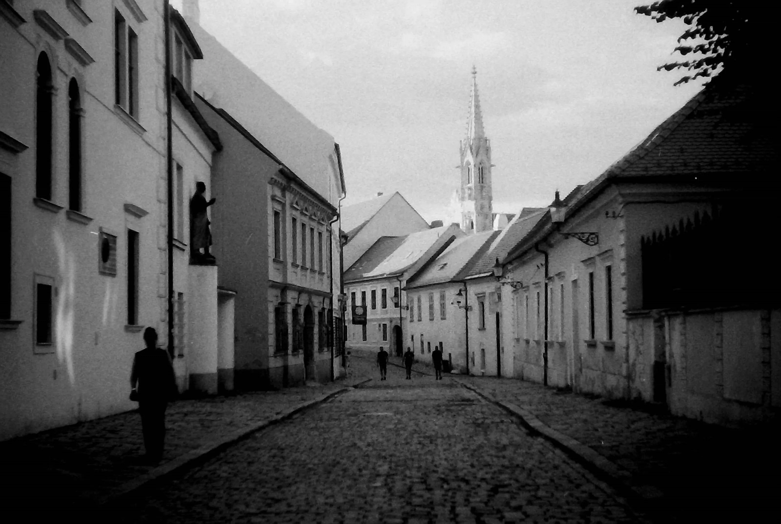 Trying an old camera in Bratislava