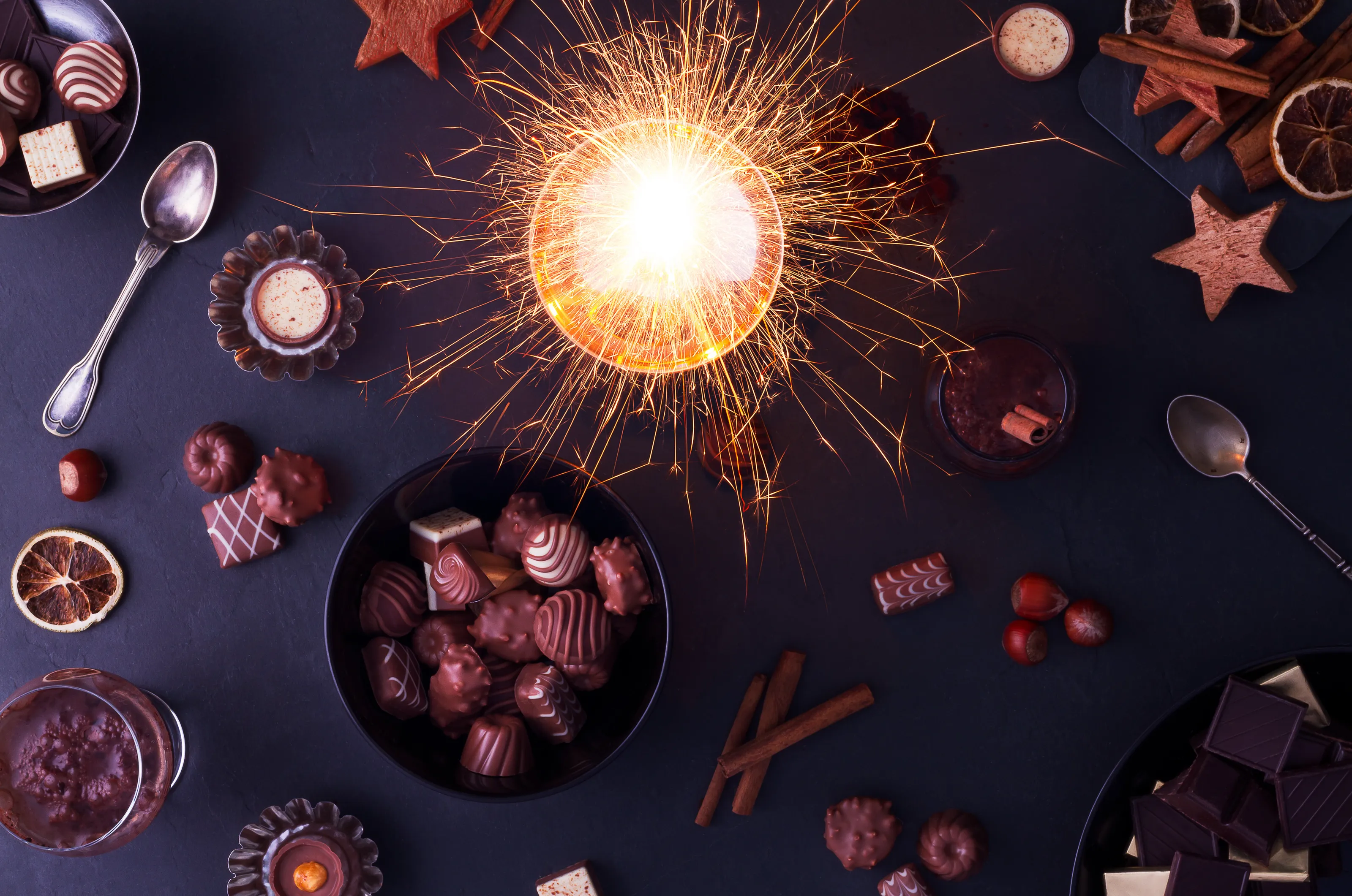 Chocolate Fireworks for christmas