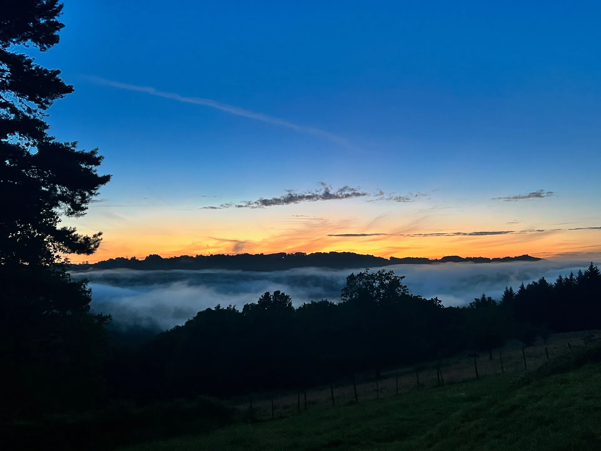 Misty valley