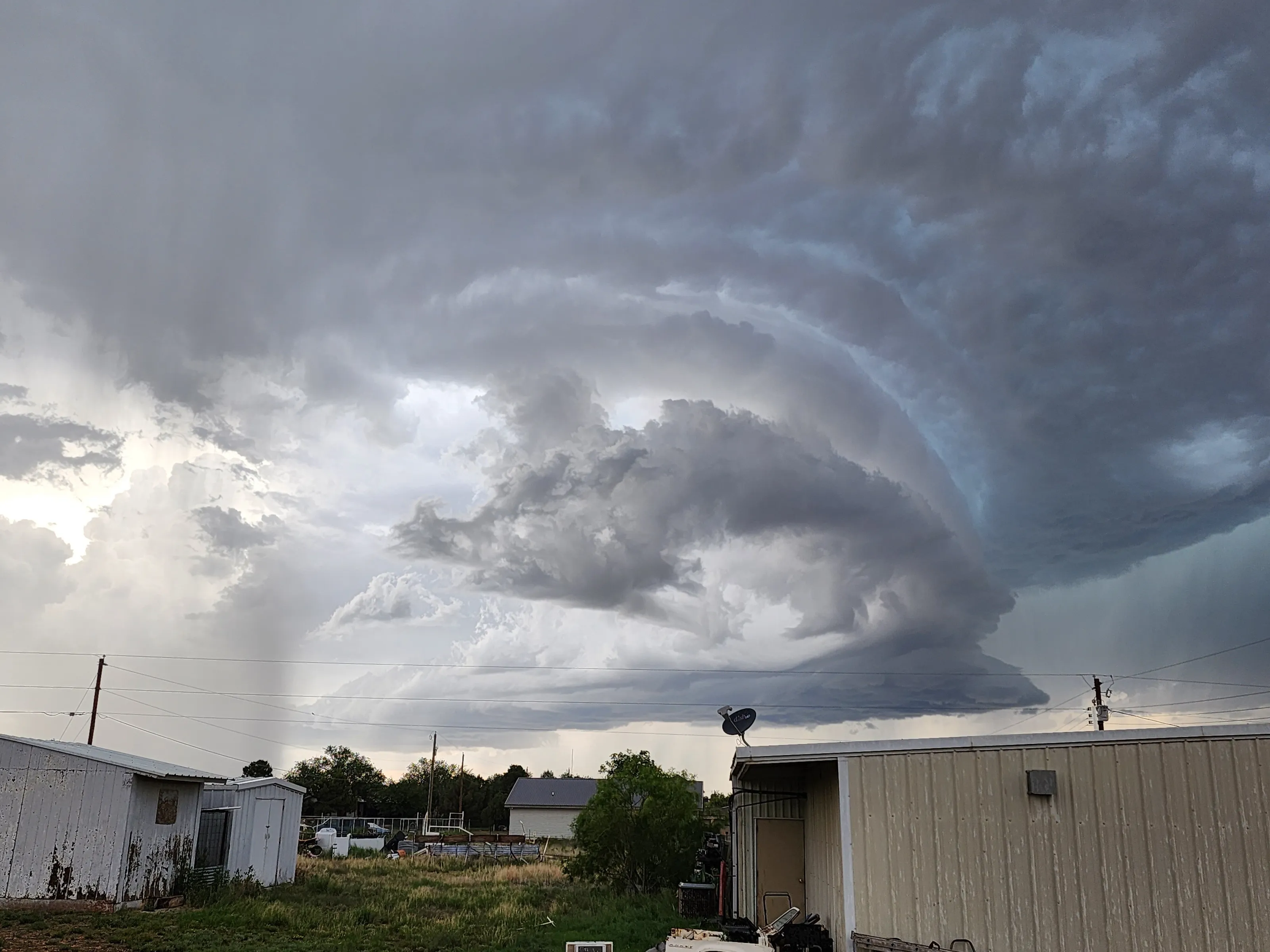 Storm over west tx
