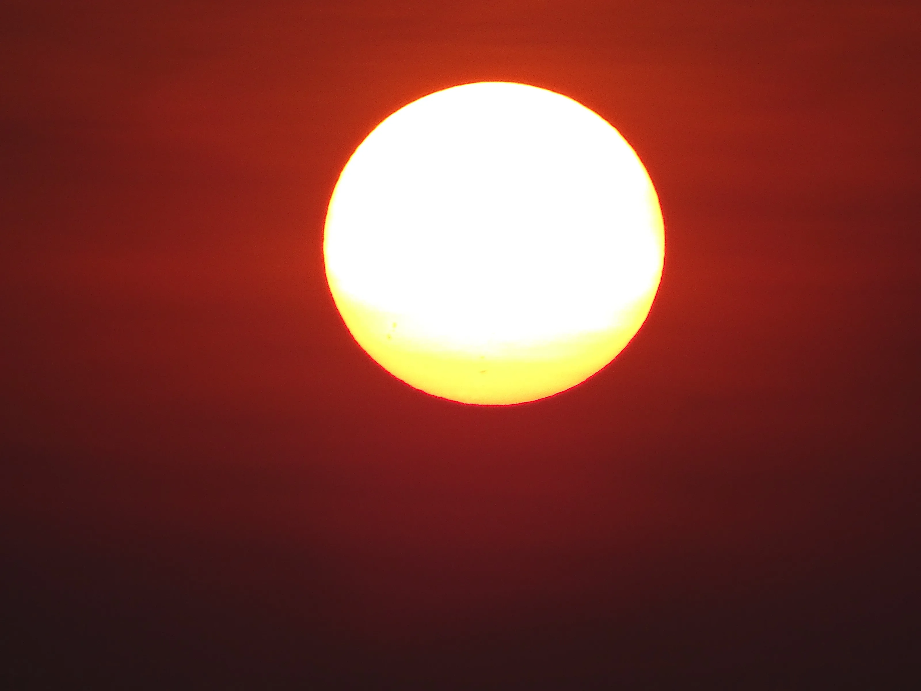 Sun - The rising ball of fire