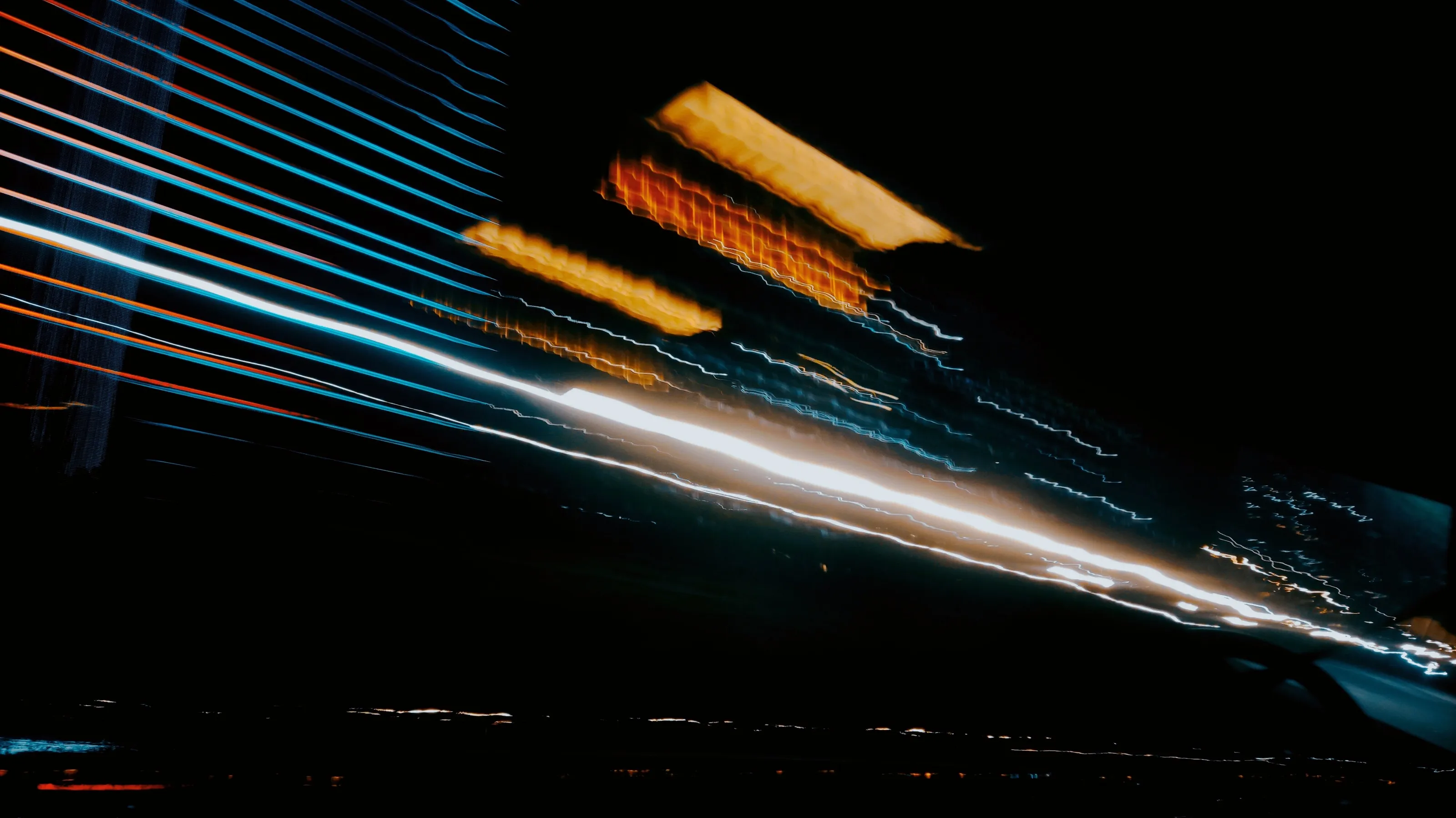 Night Drive: Light Trails