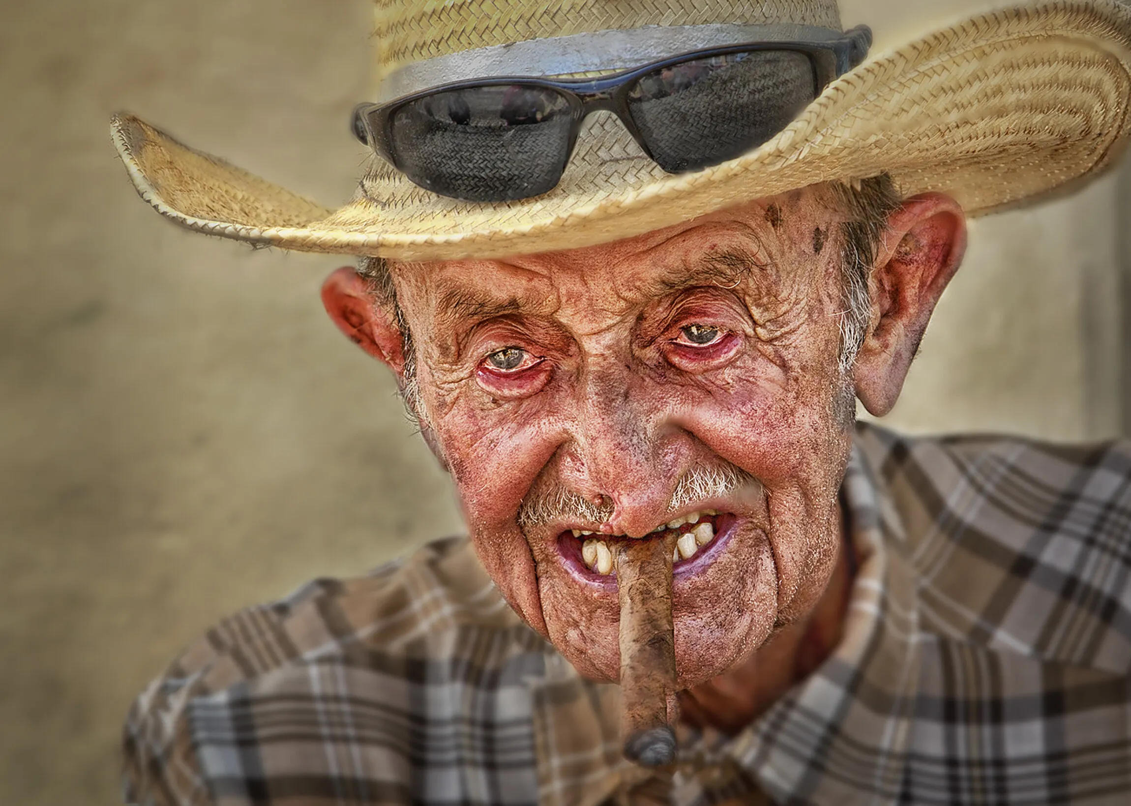 A face with character