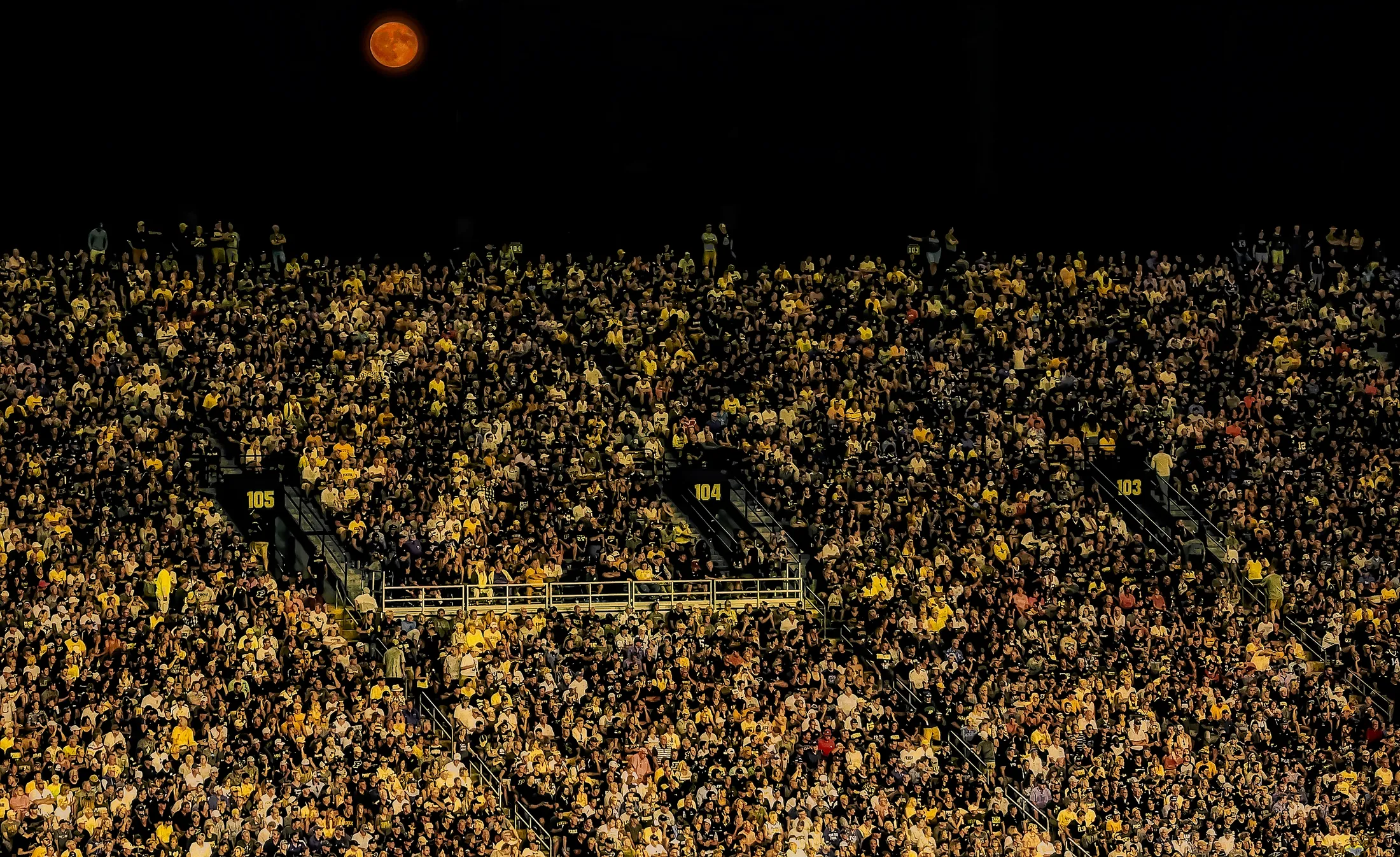 Big Ten Football under a Harvest Moon, Purdue University