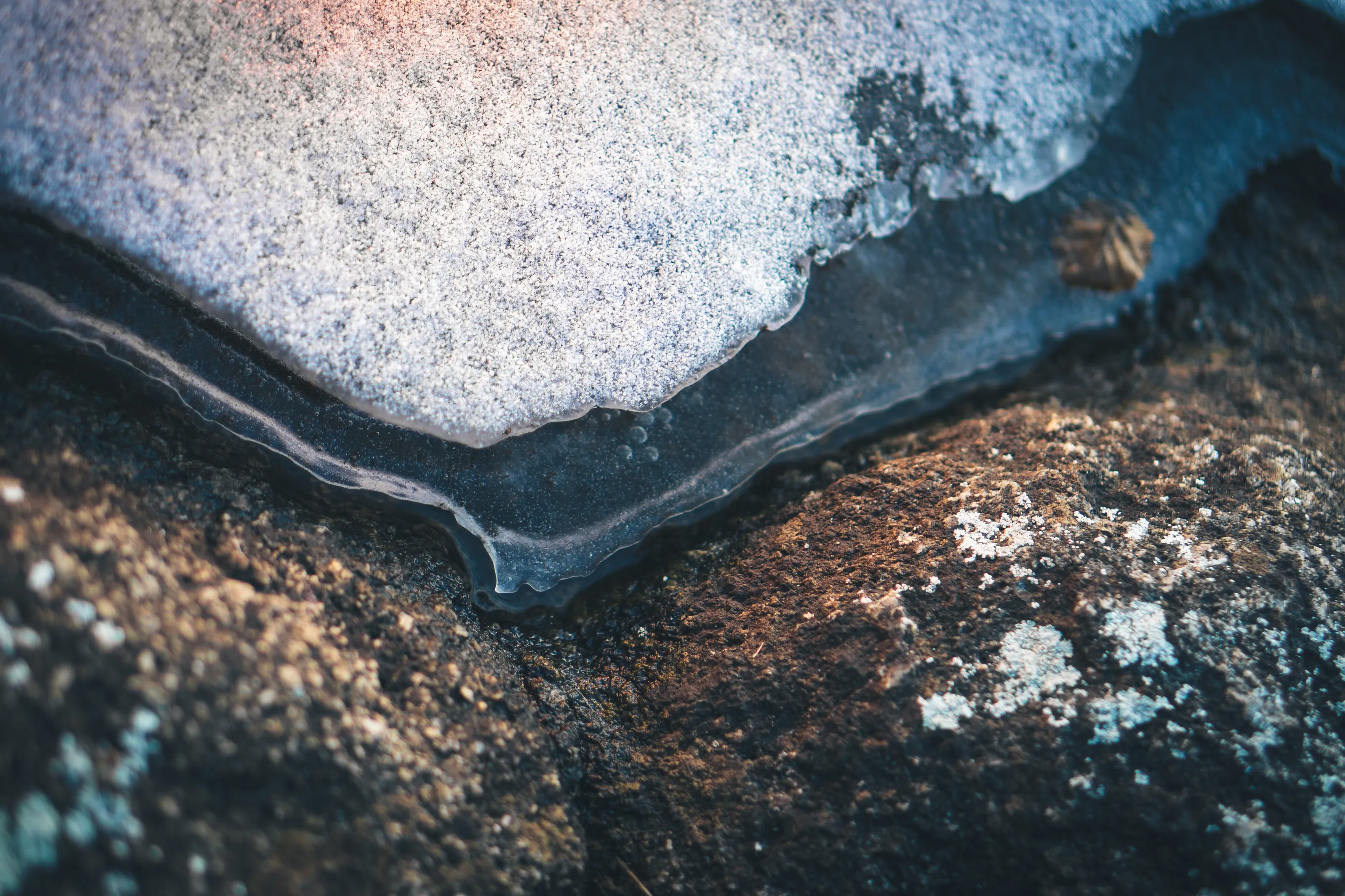 Ice and stone
