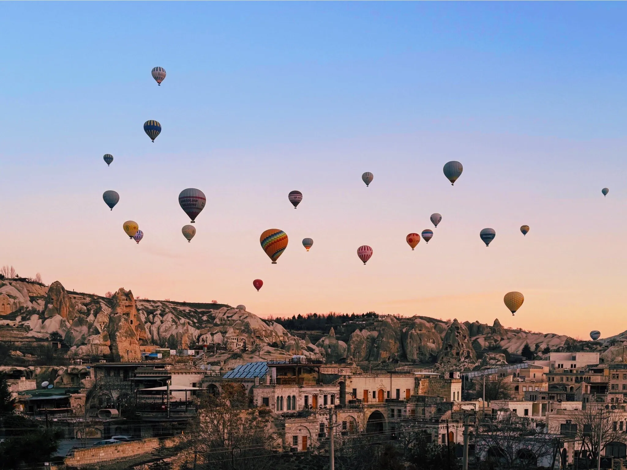 Up in the air