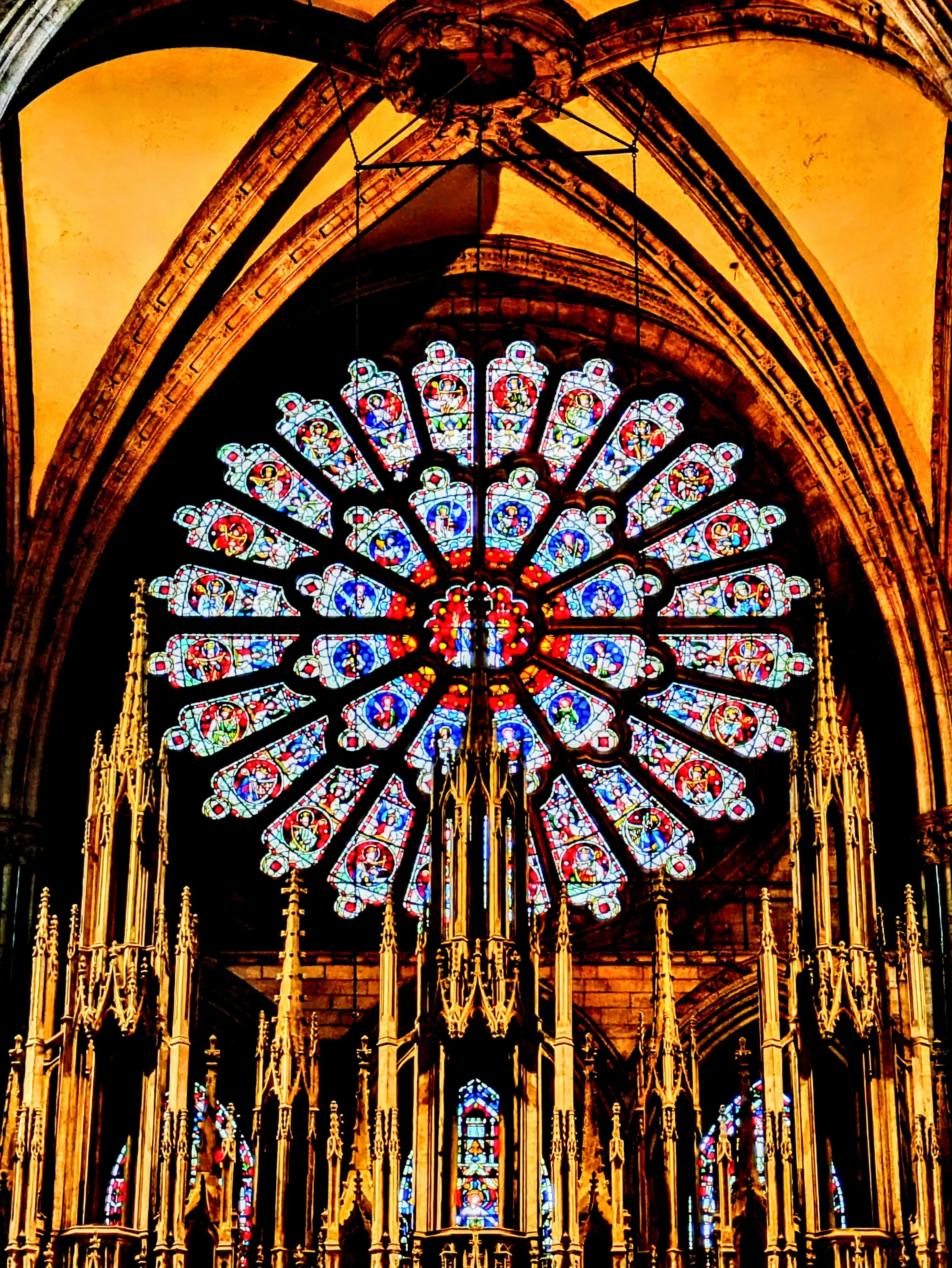 Rose Window, Durham Cathedral UK