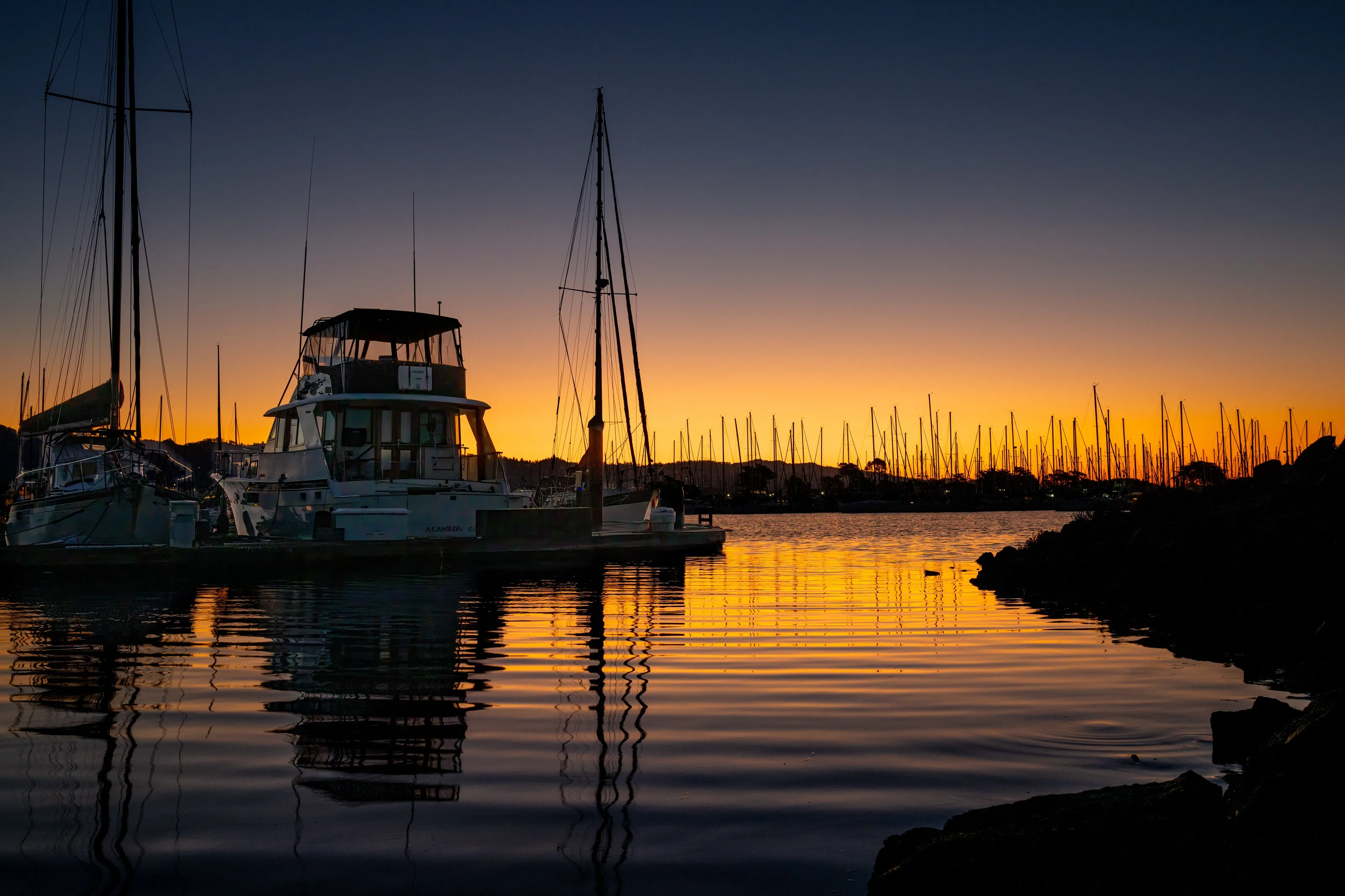 Dawn at Berkeley Marina