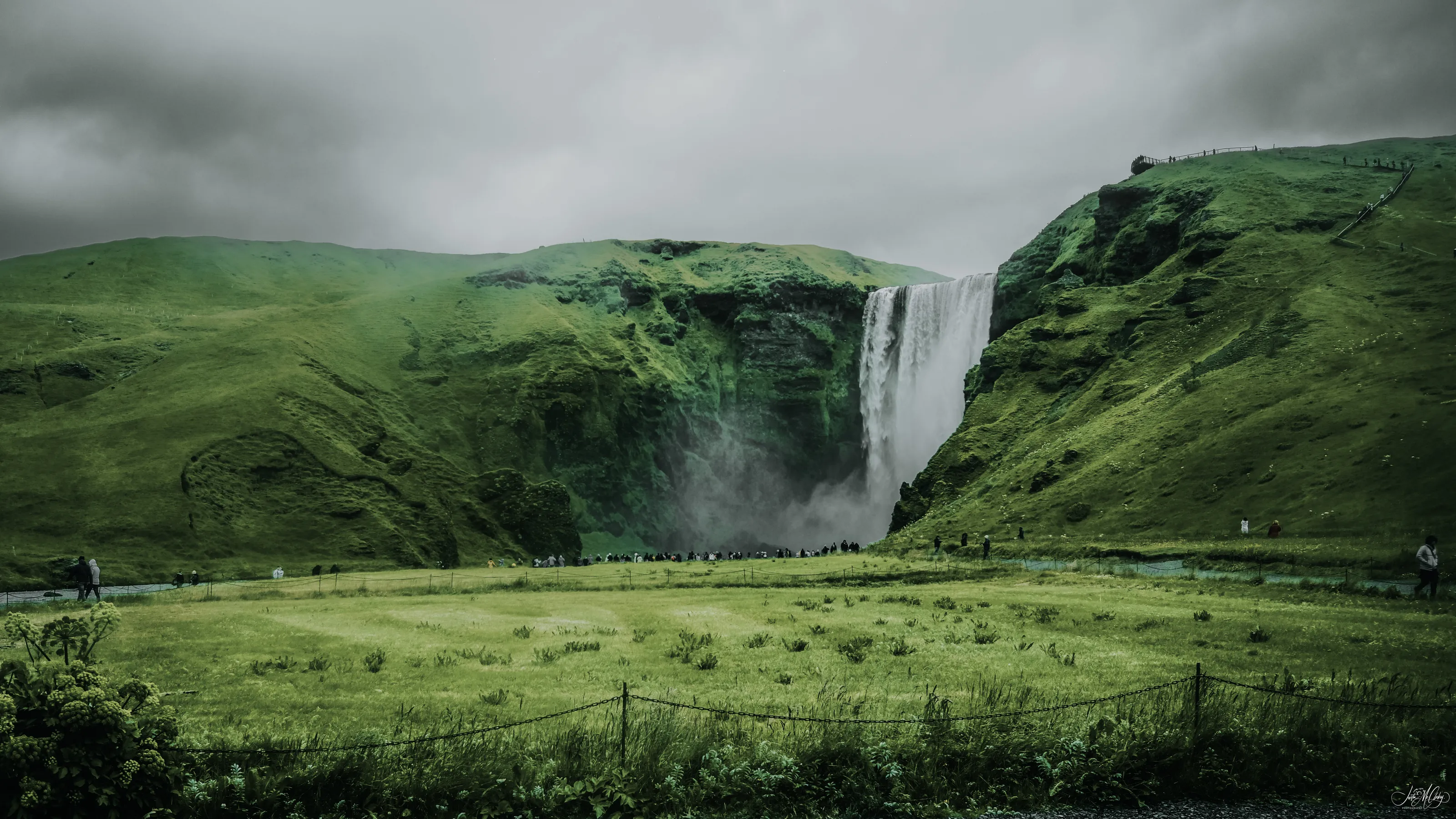 Green and Dreary Iceland