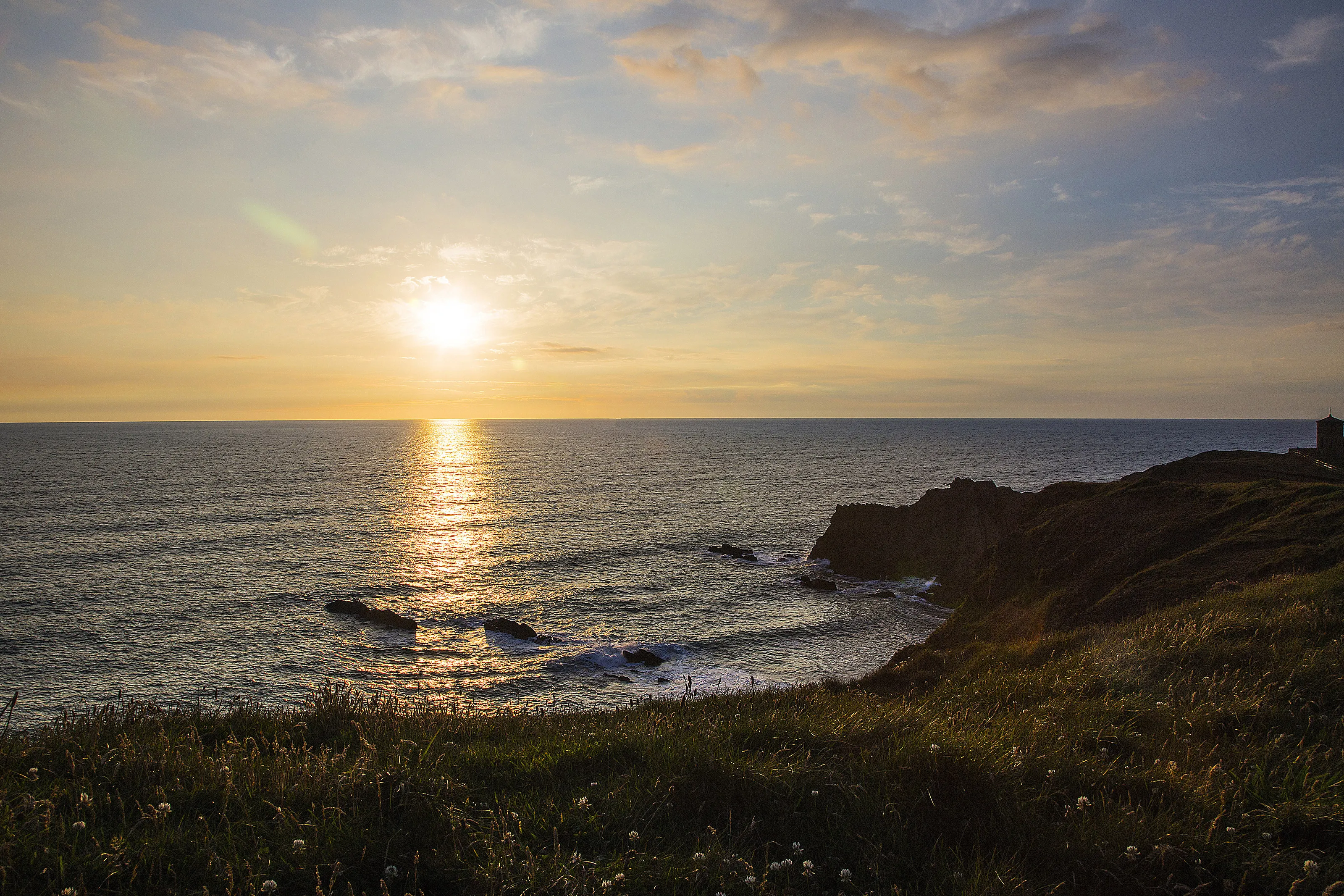a cornish sunset