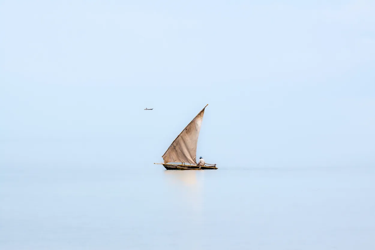 Fishermen at Lazy lagoon, Tanzania