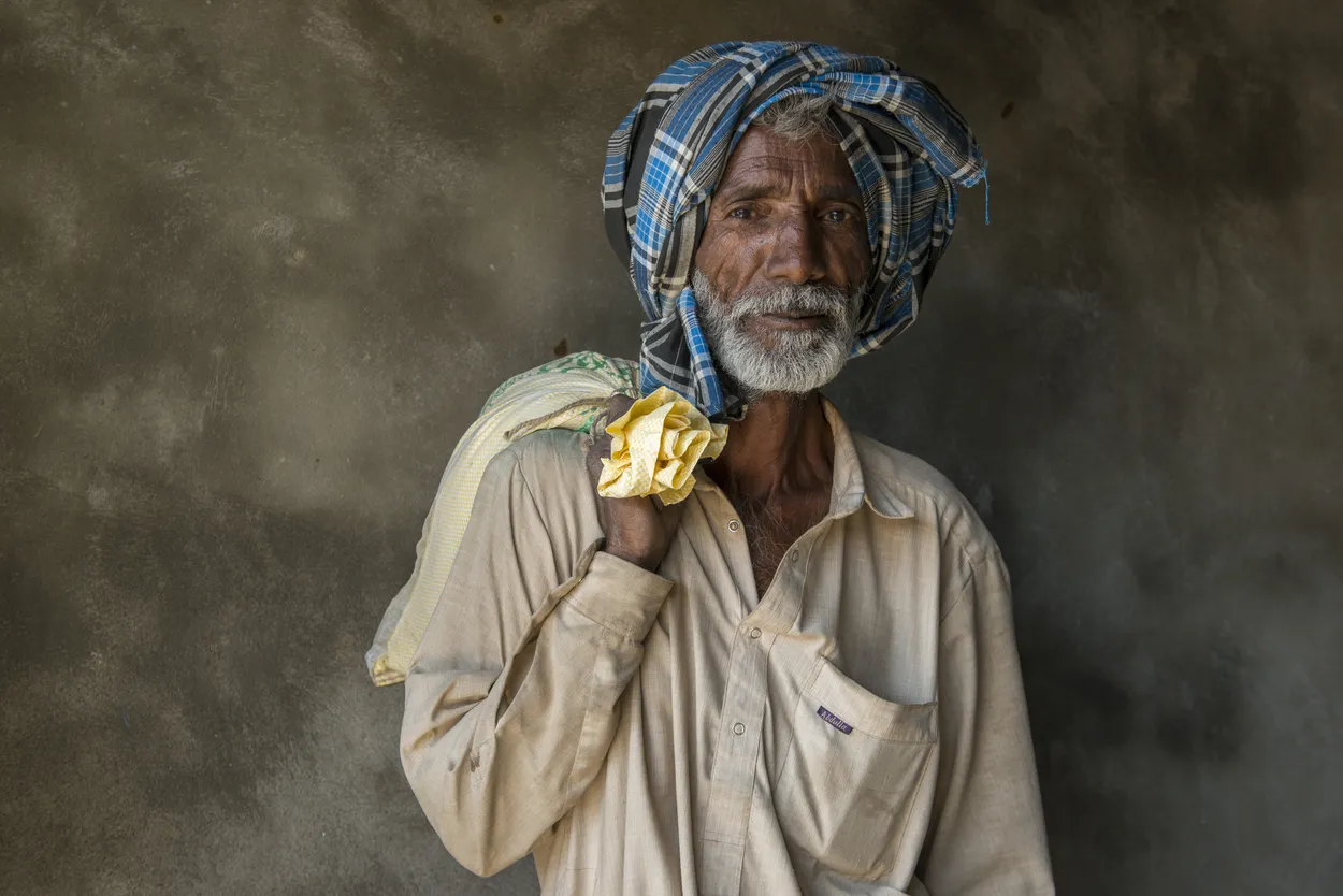 A Worker In A Village, Kutch, Gujarat, India