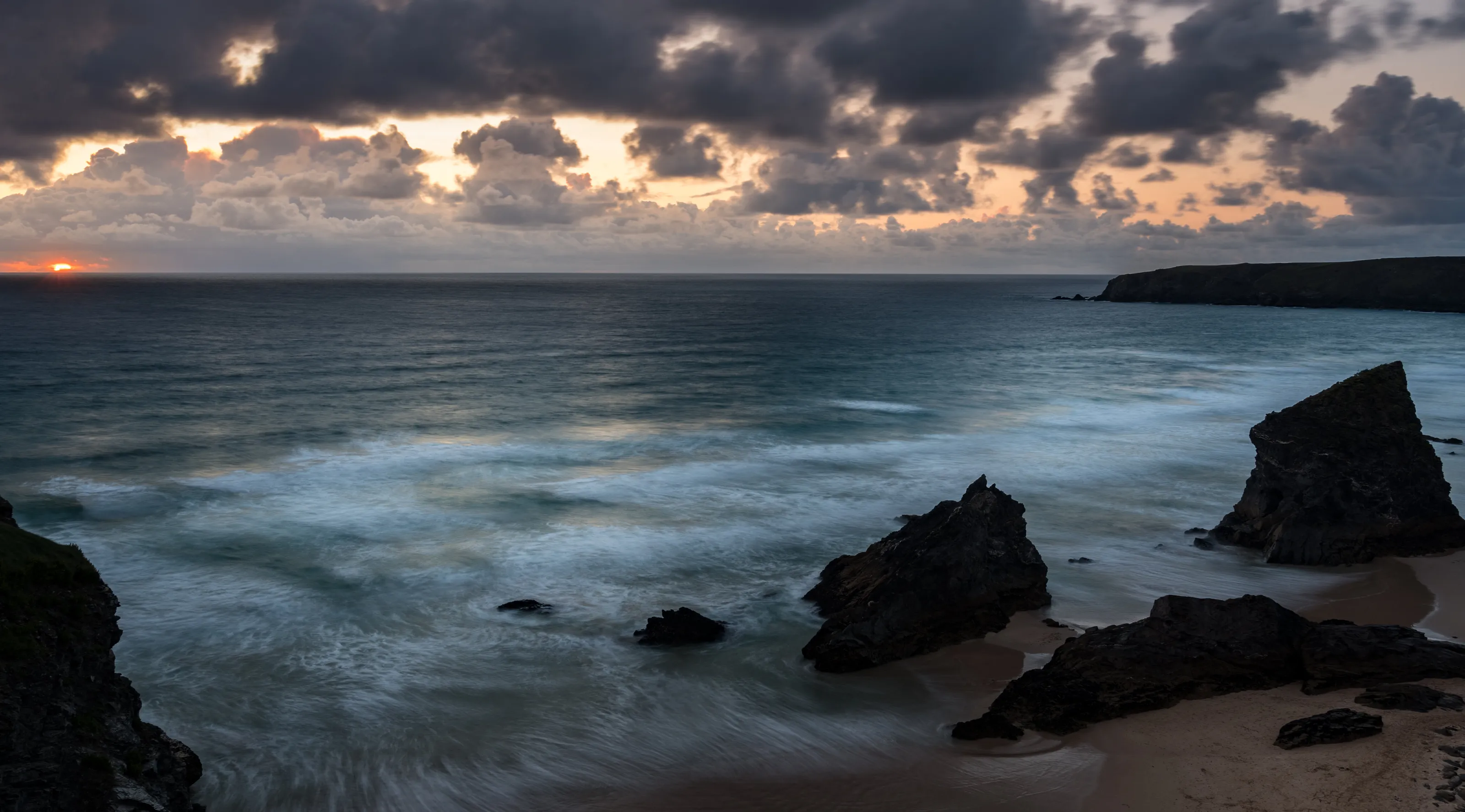 Bedruthan Steps, Cornwall.
