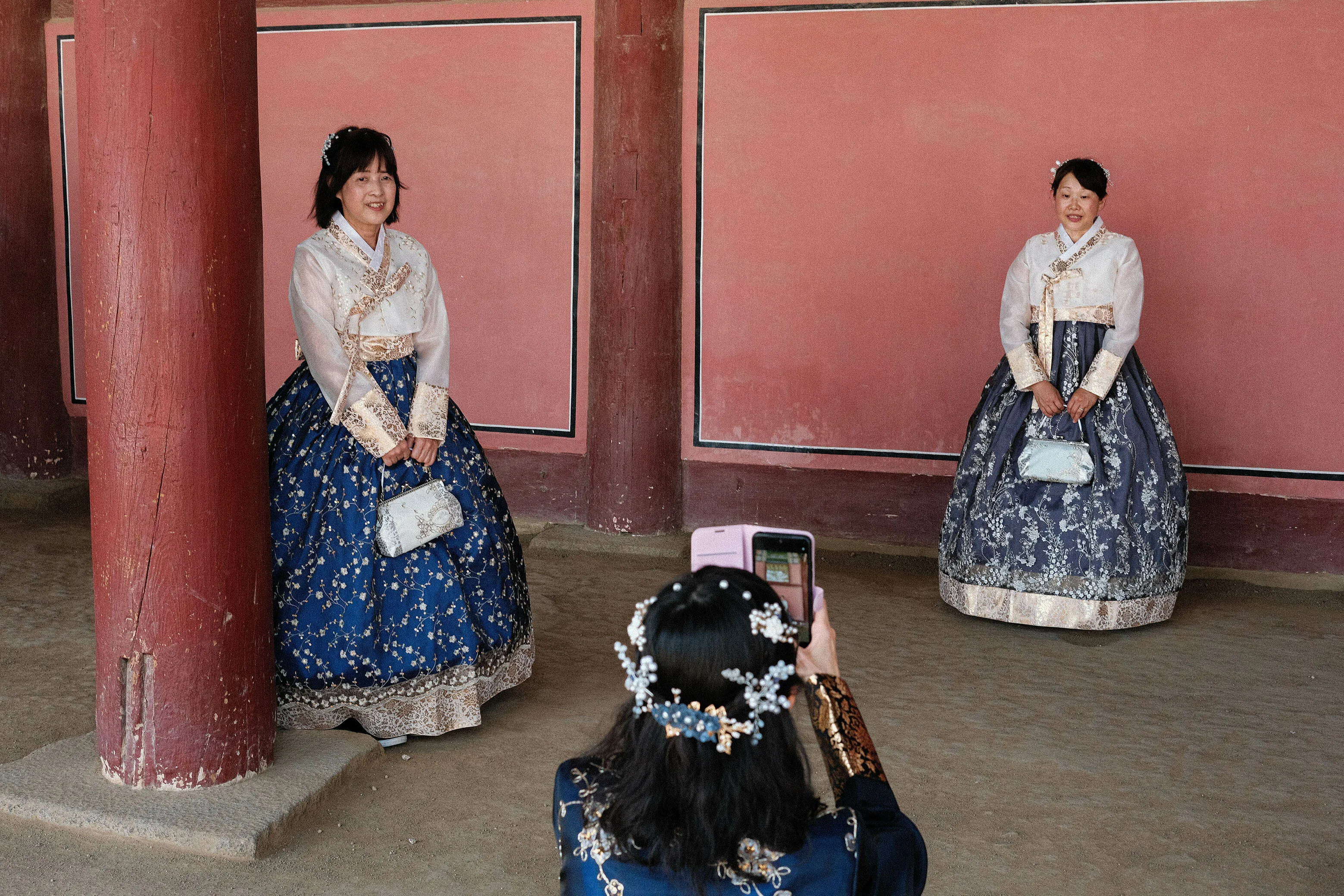 dressed in the palace
