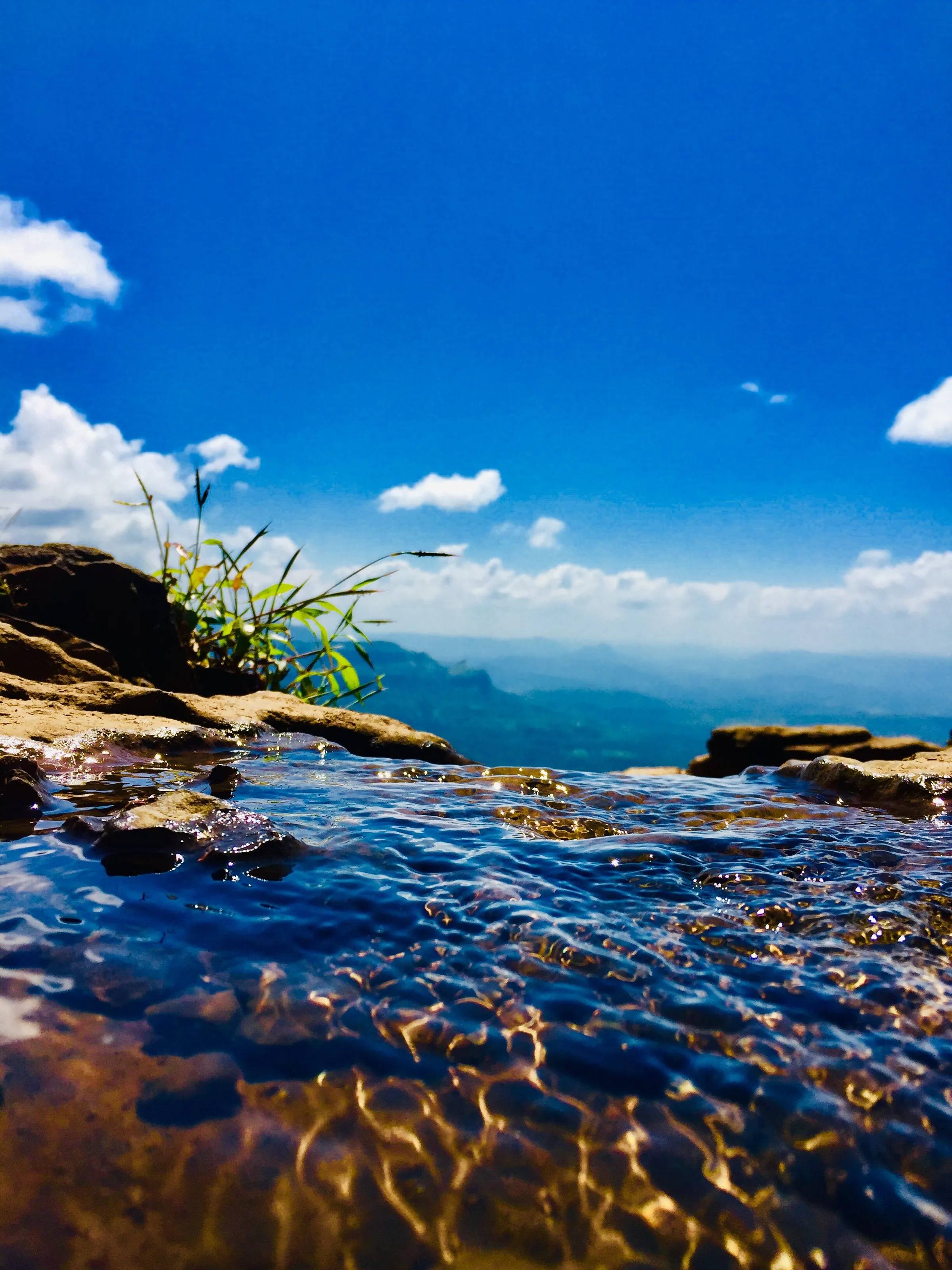 A soothing waterfall