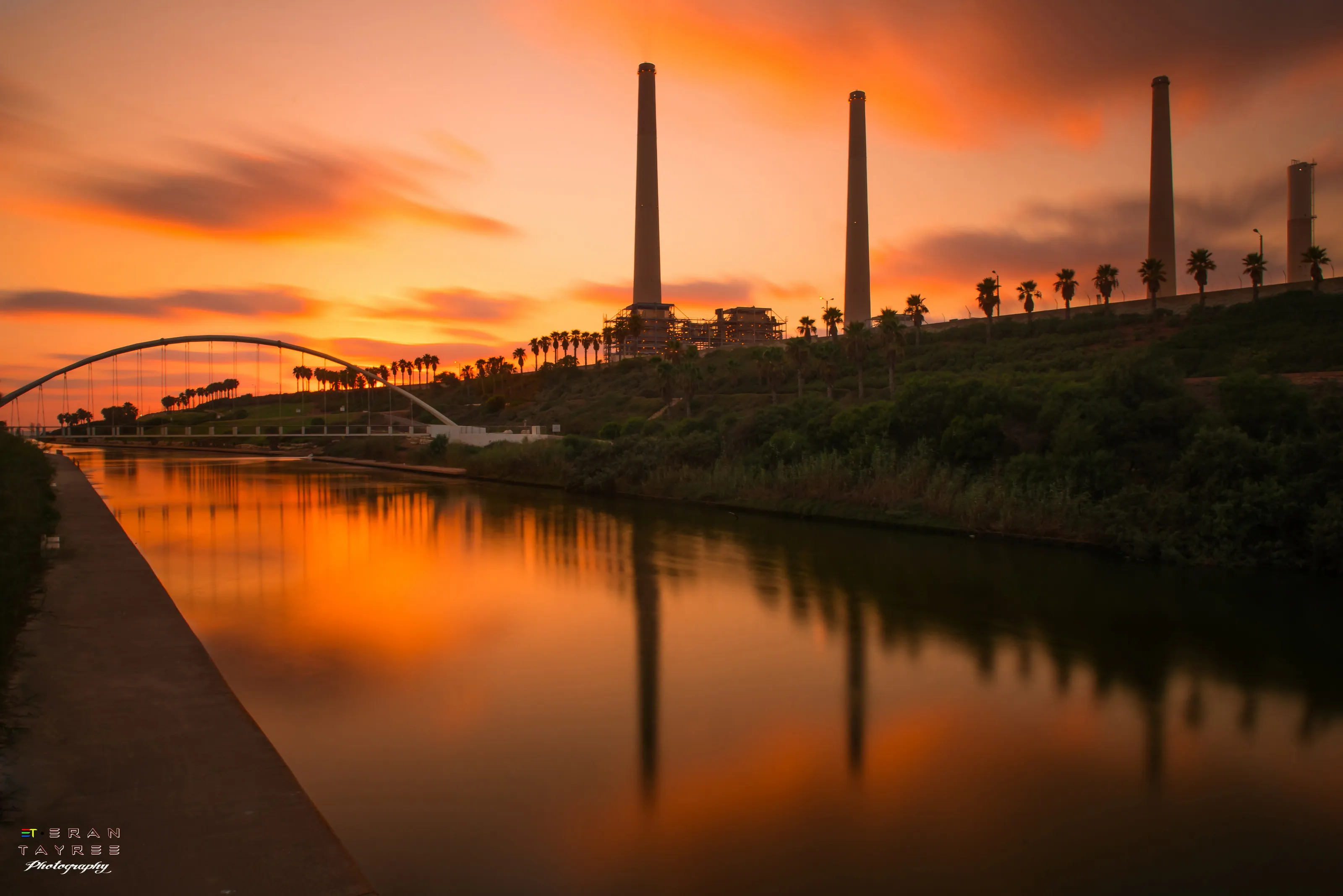 Power Station Sunset