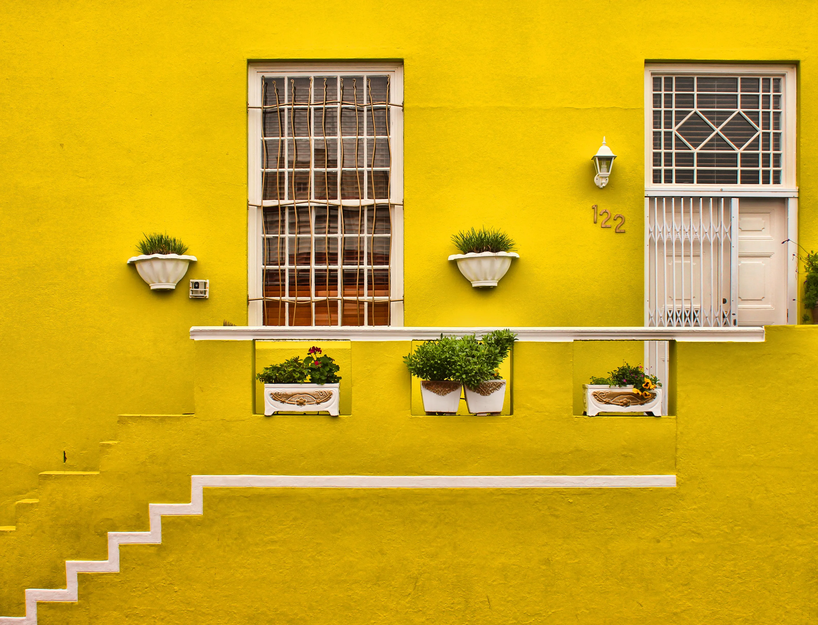 bo kaap no 122 in yellow