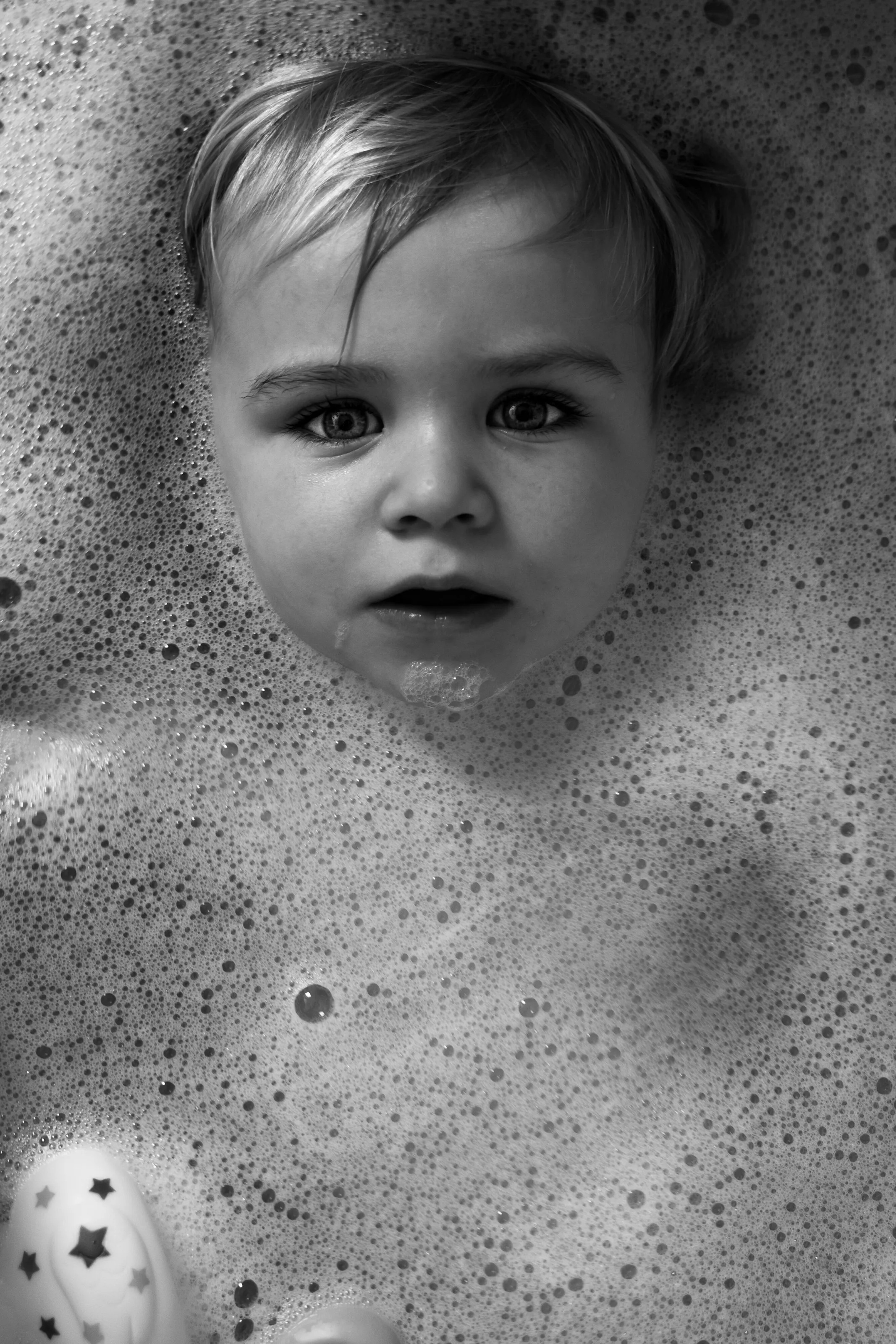 The boy in the bath