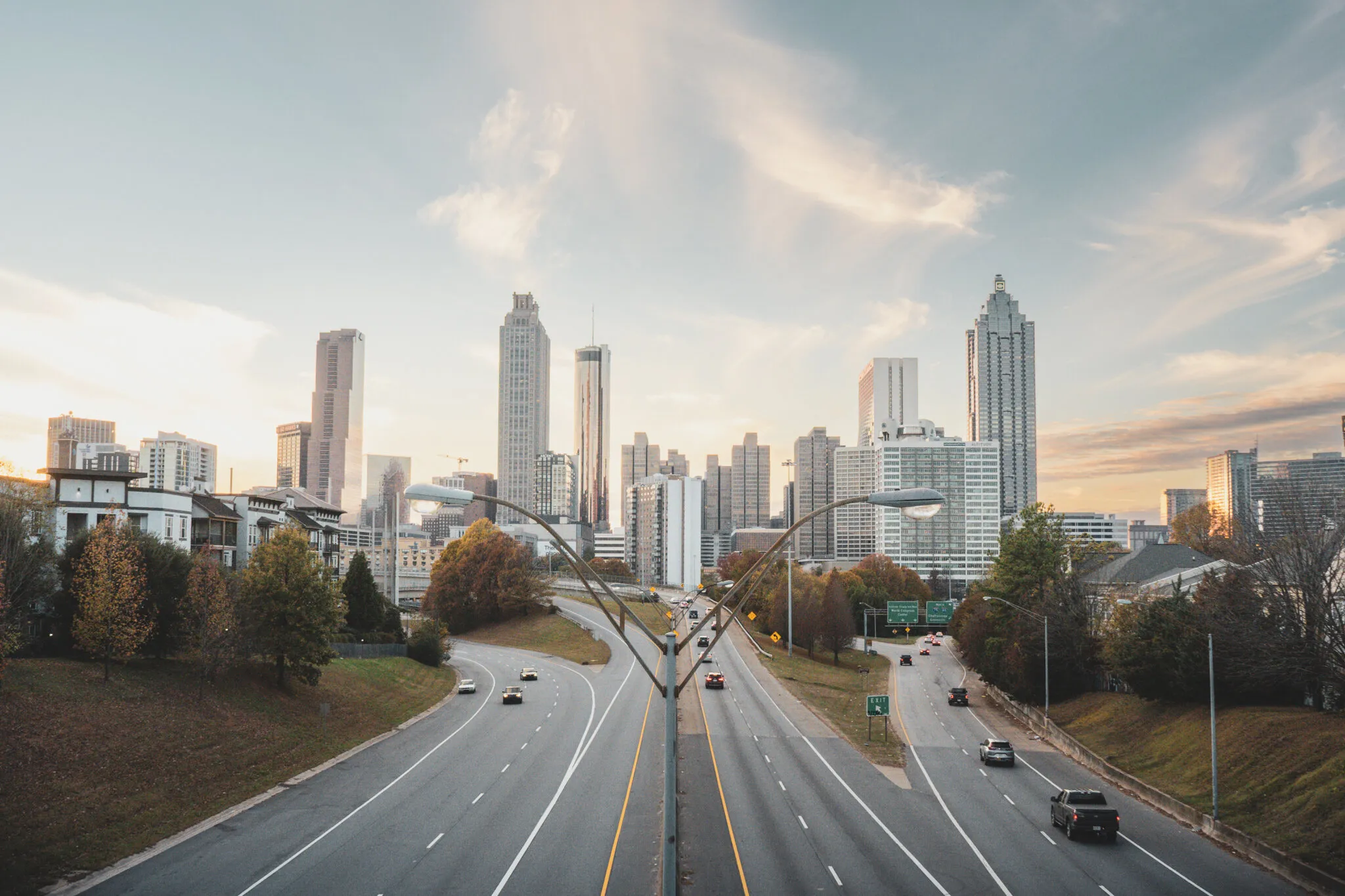 Atlanta from the Jackson St. Bridge