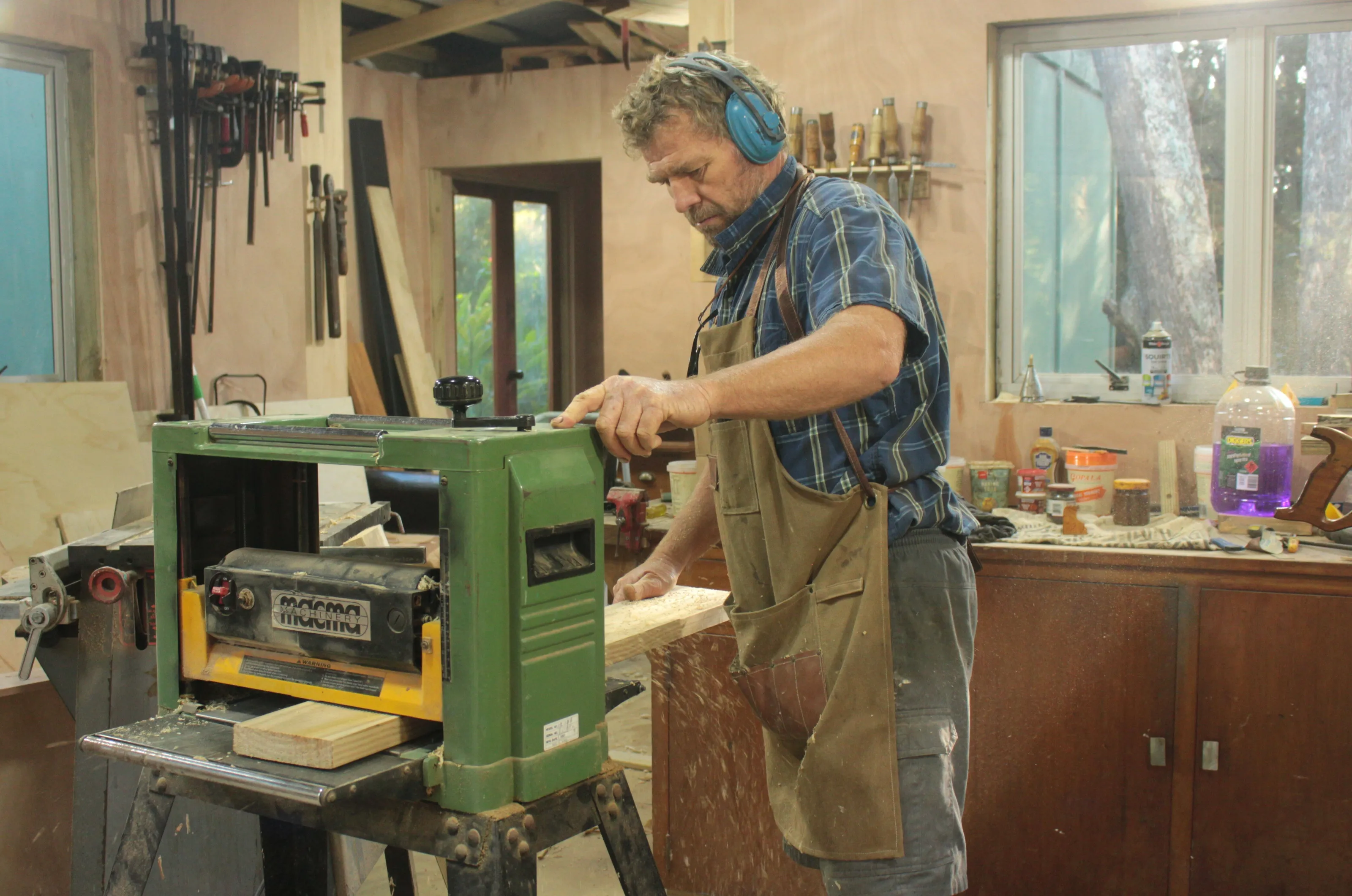 At work in workshop