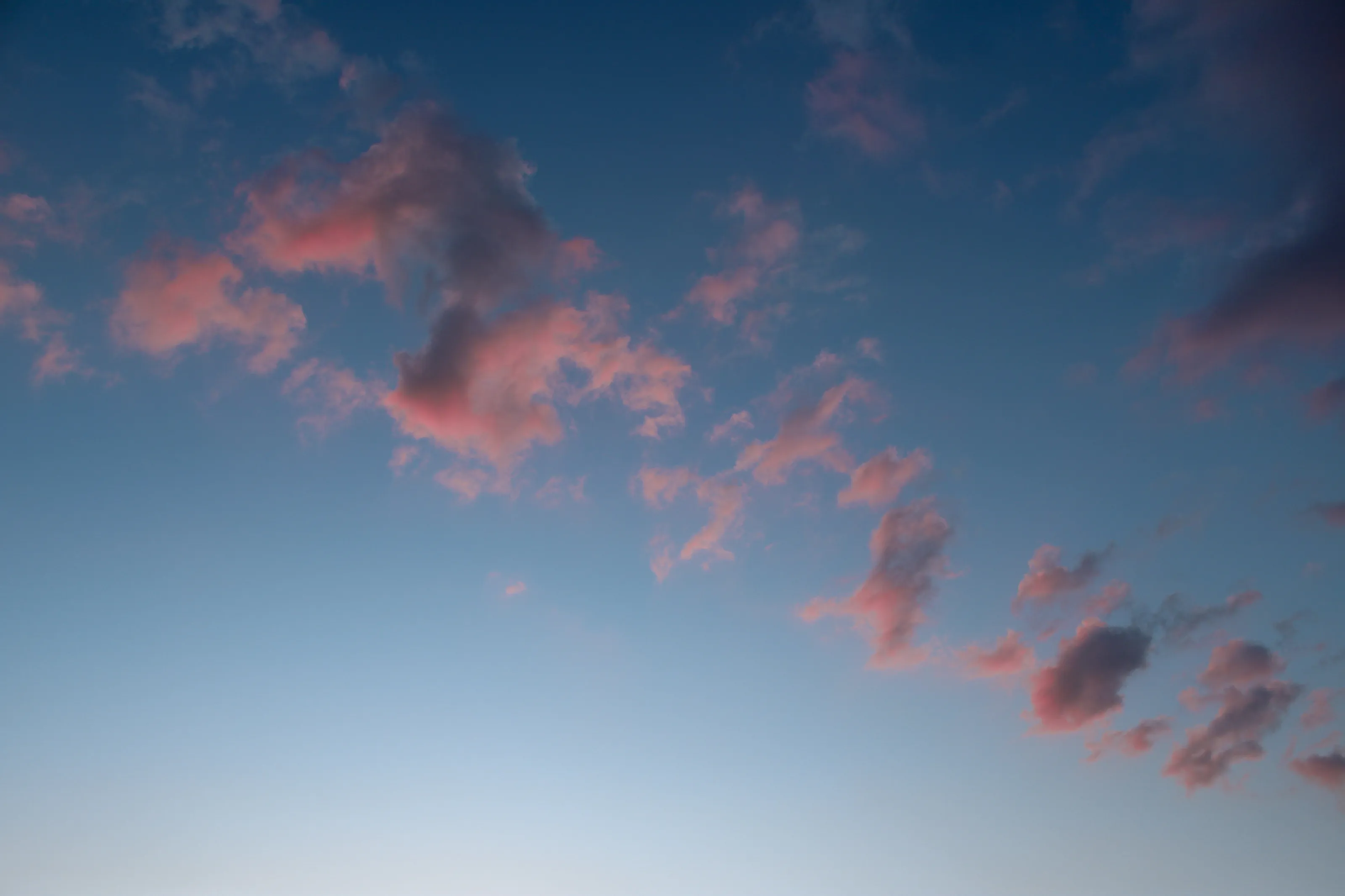 sky with pink clouds