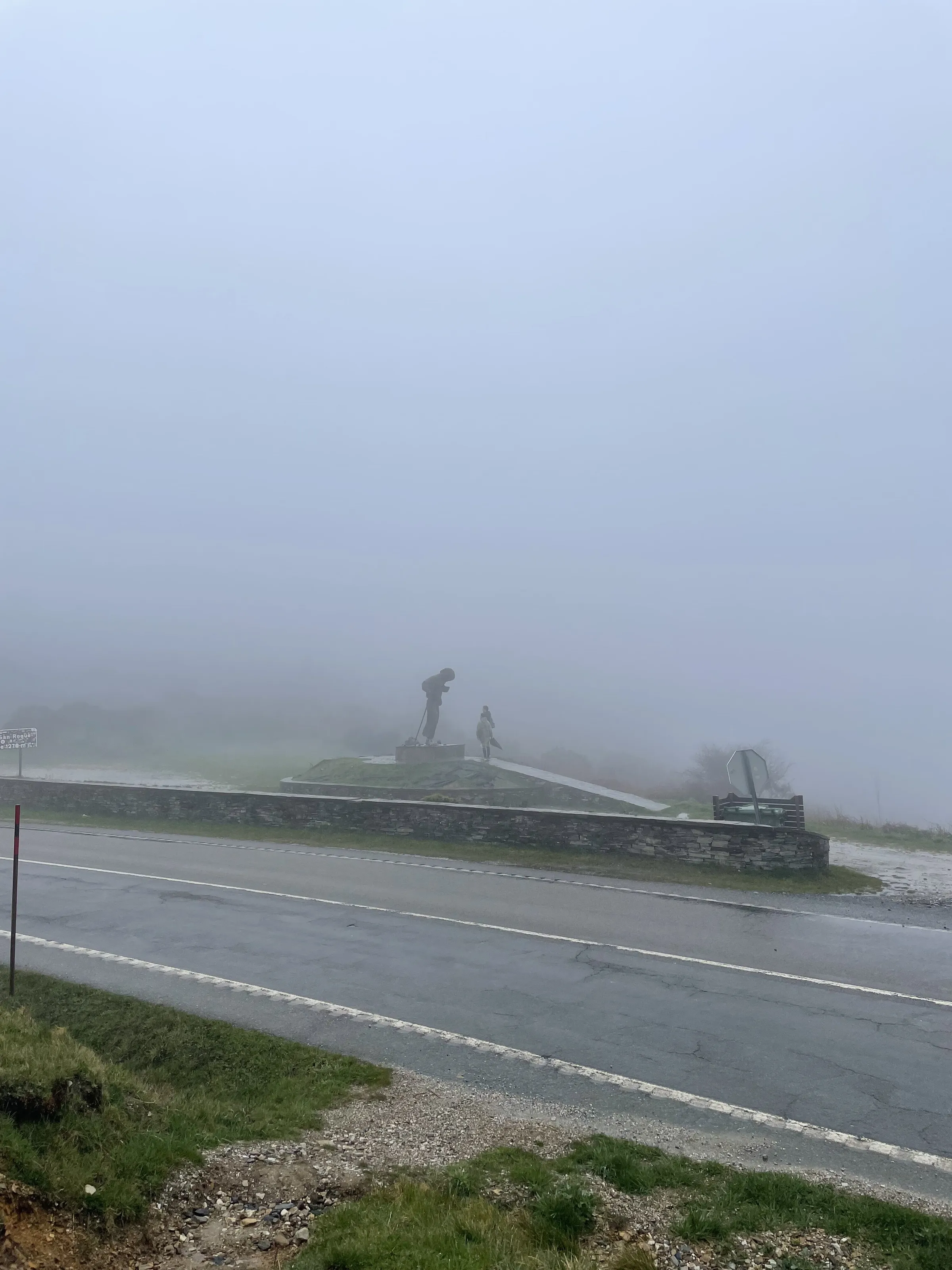 Compostelle fog