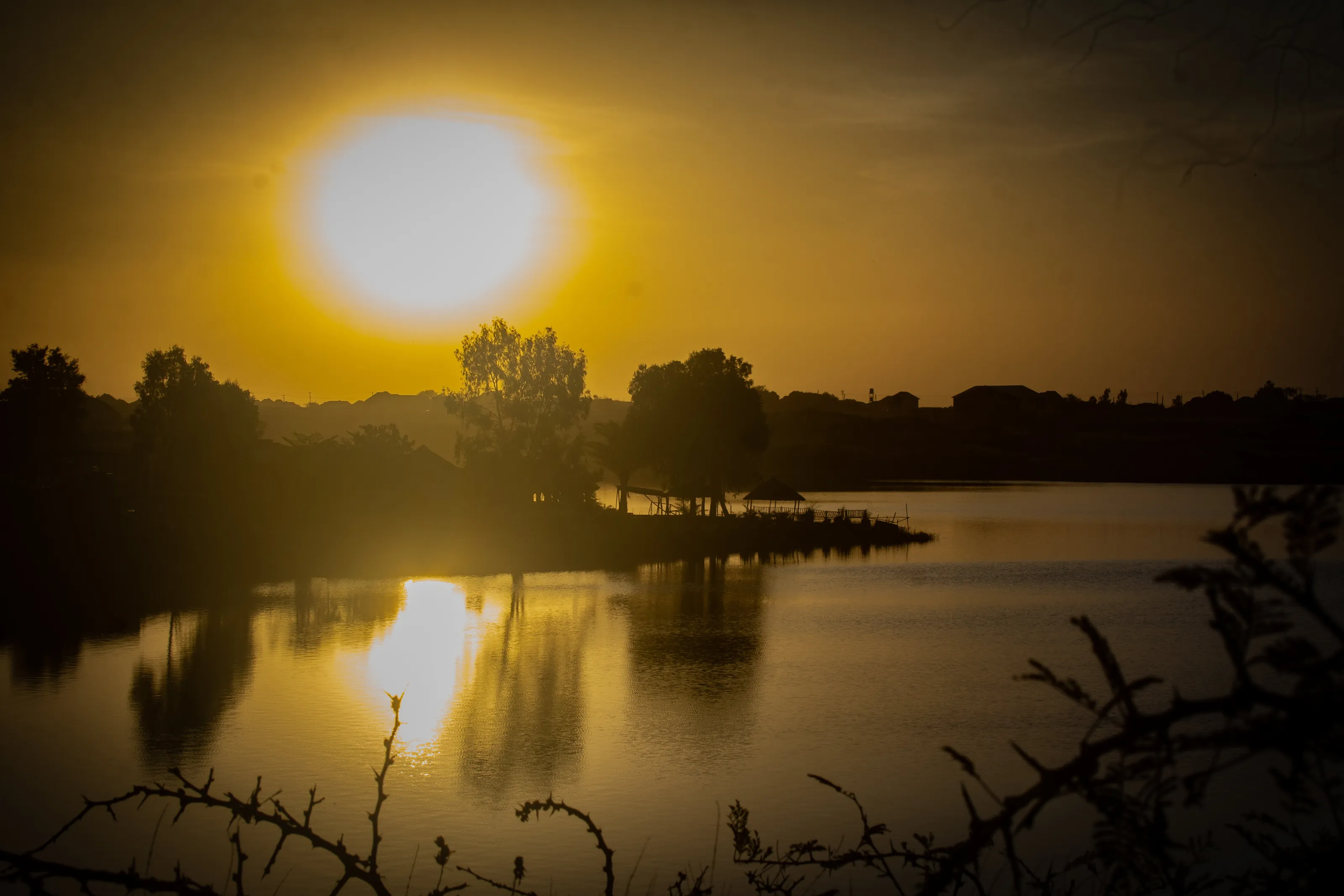 Sunrise on a lake