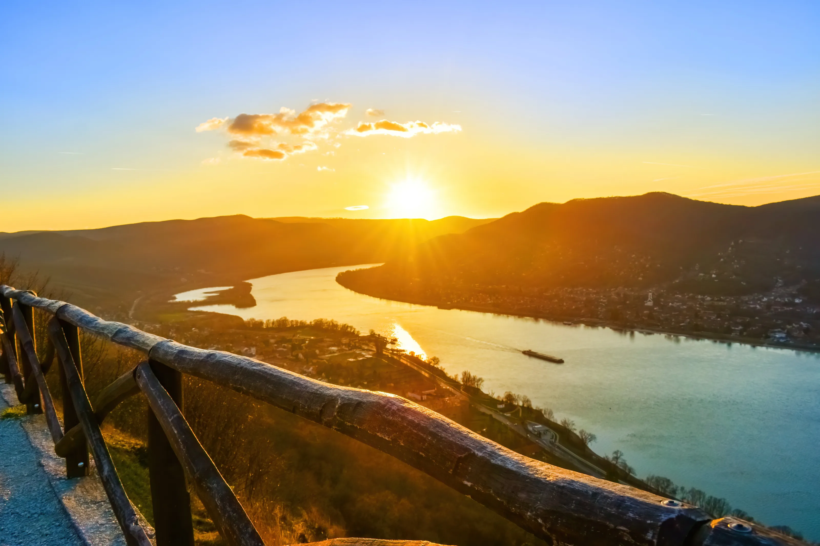 Visegrád sunset, Hungary
