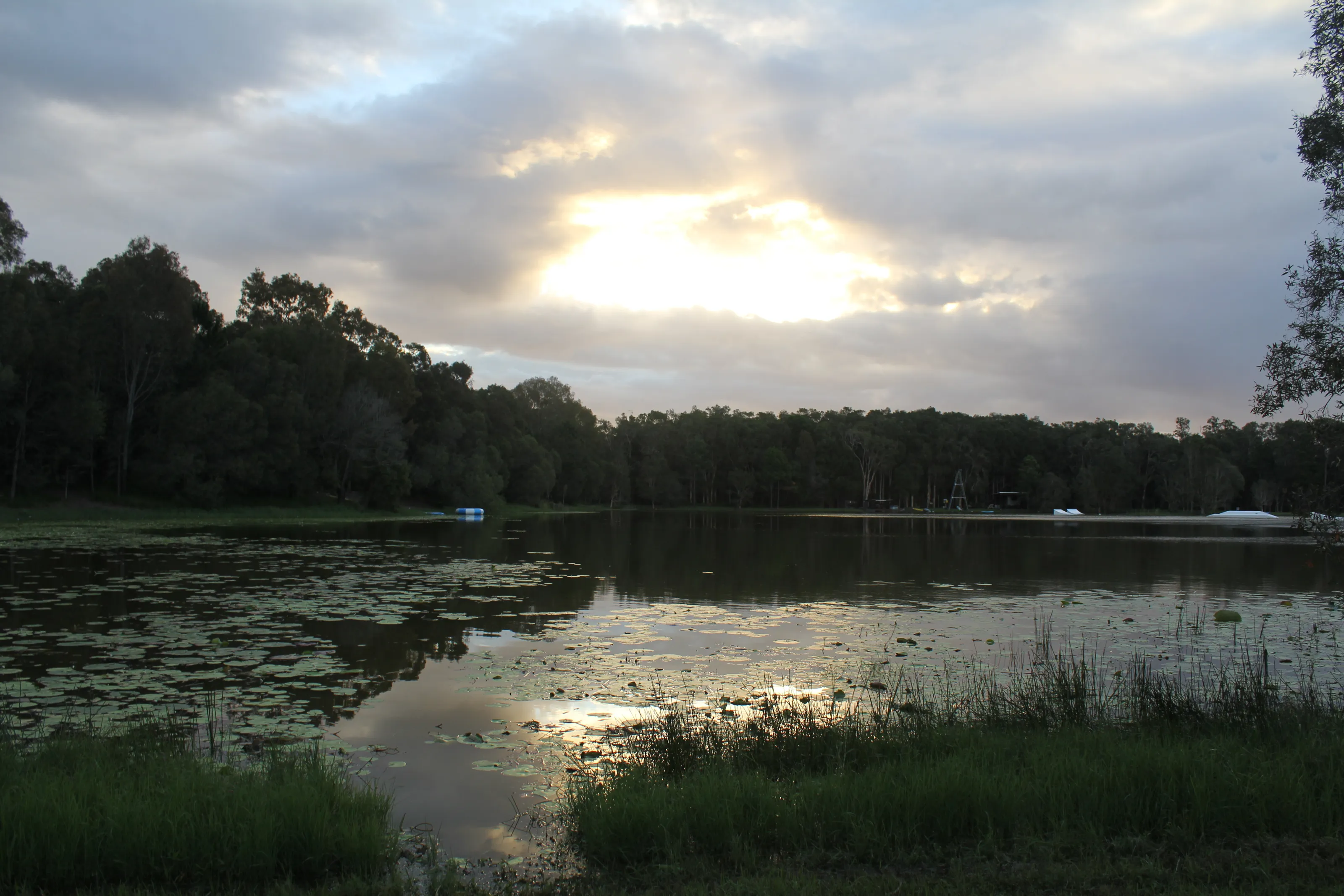 Beyond the lake