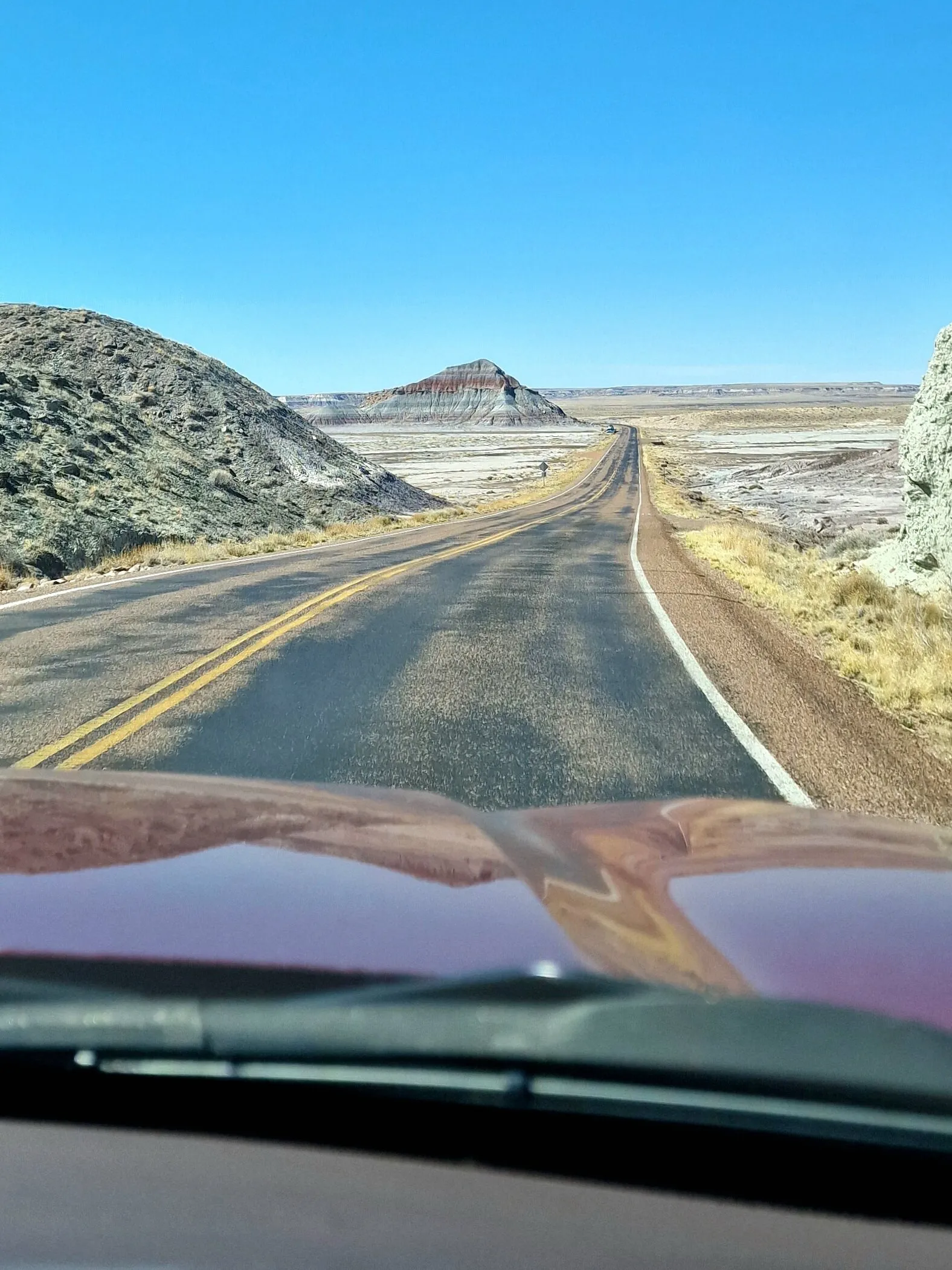 Behind the wheel