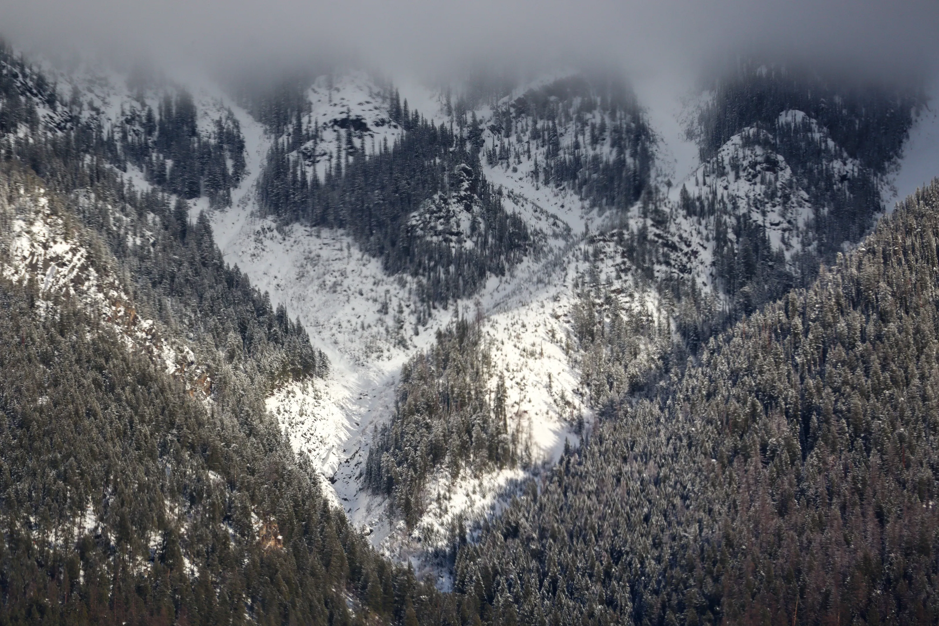 Winter mountains