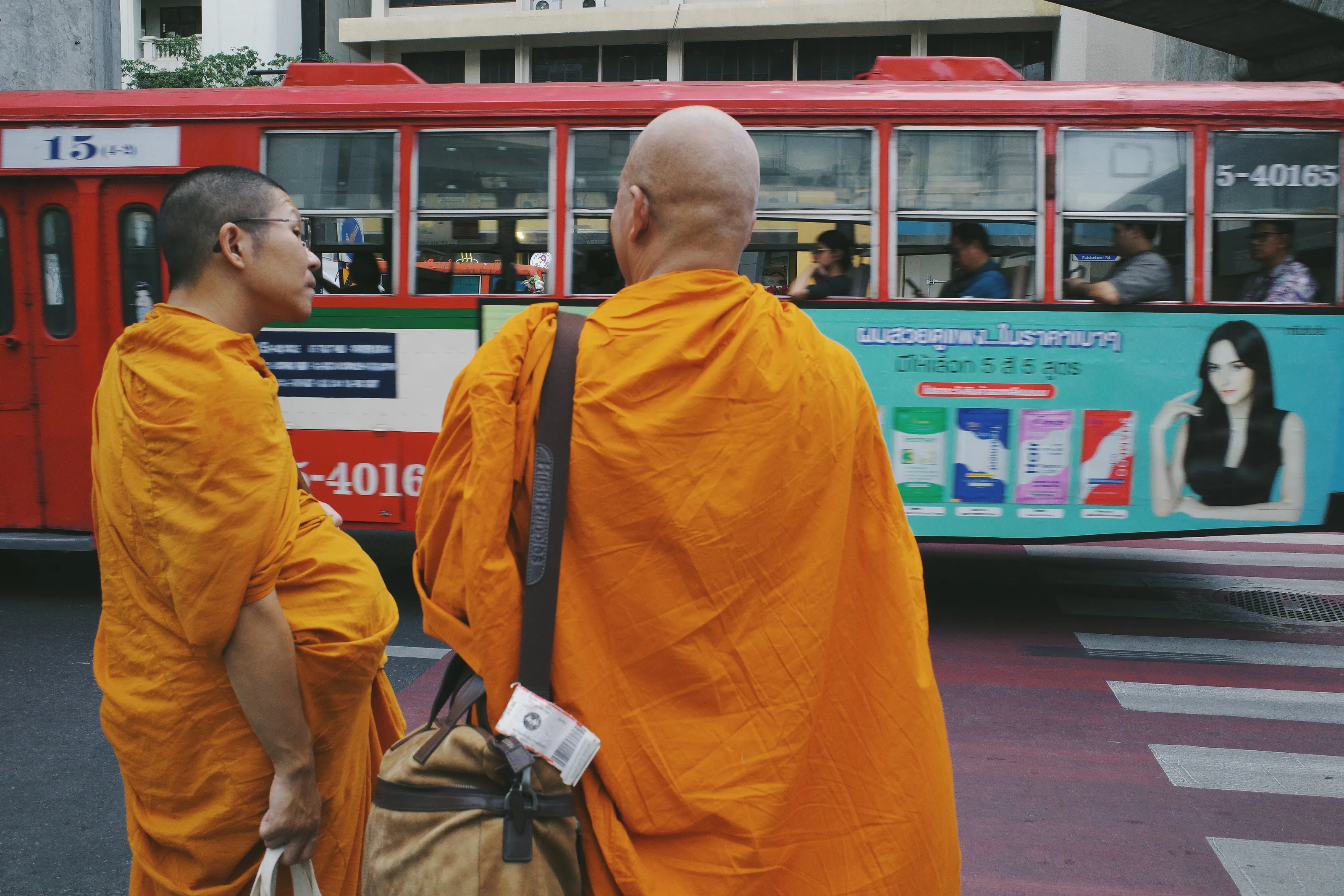 Monks in the city