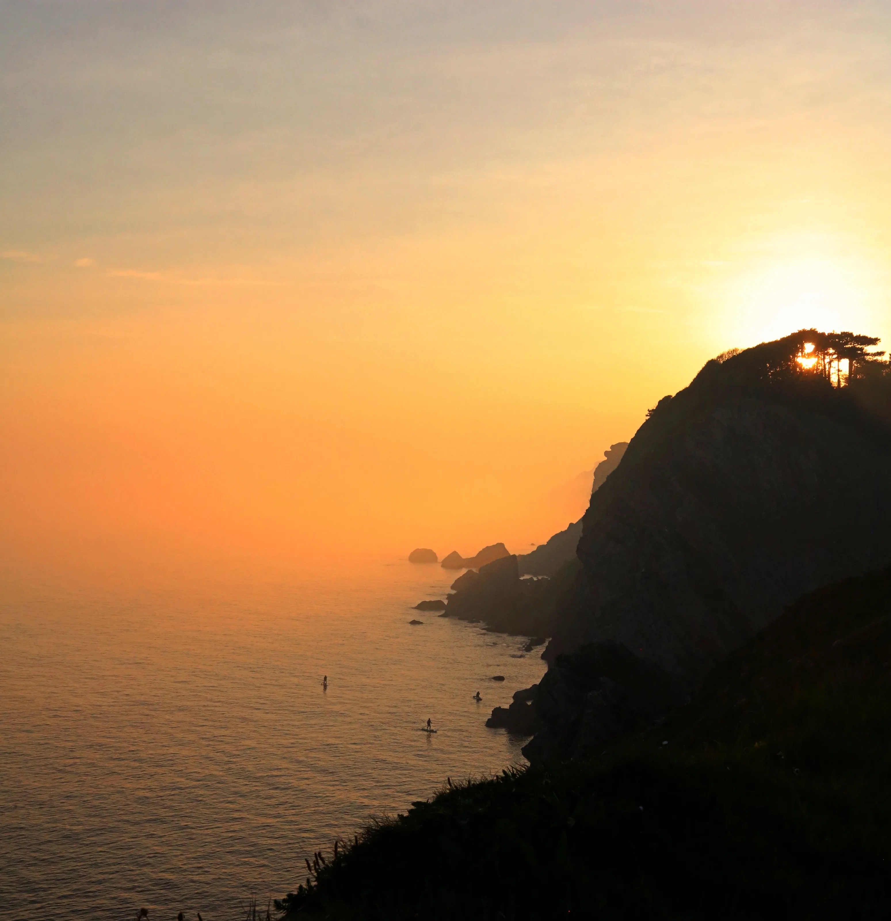 Evening On The Coast (in colour)