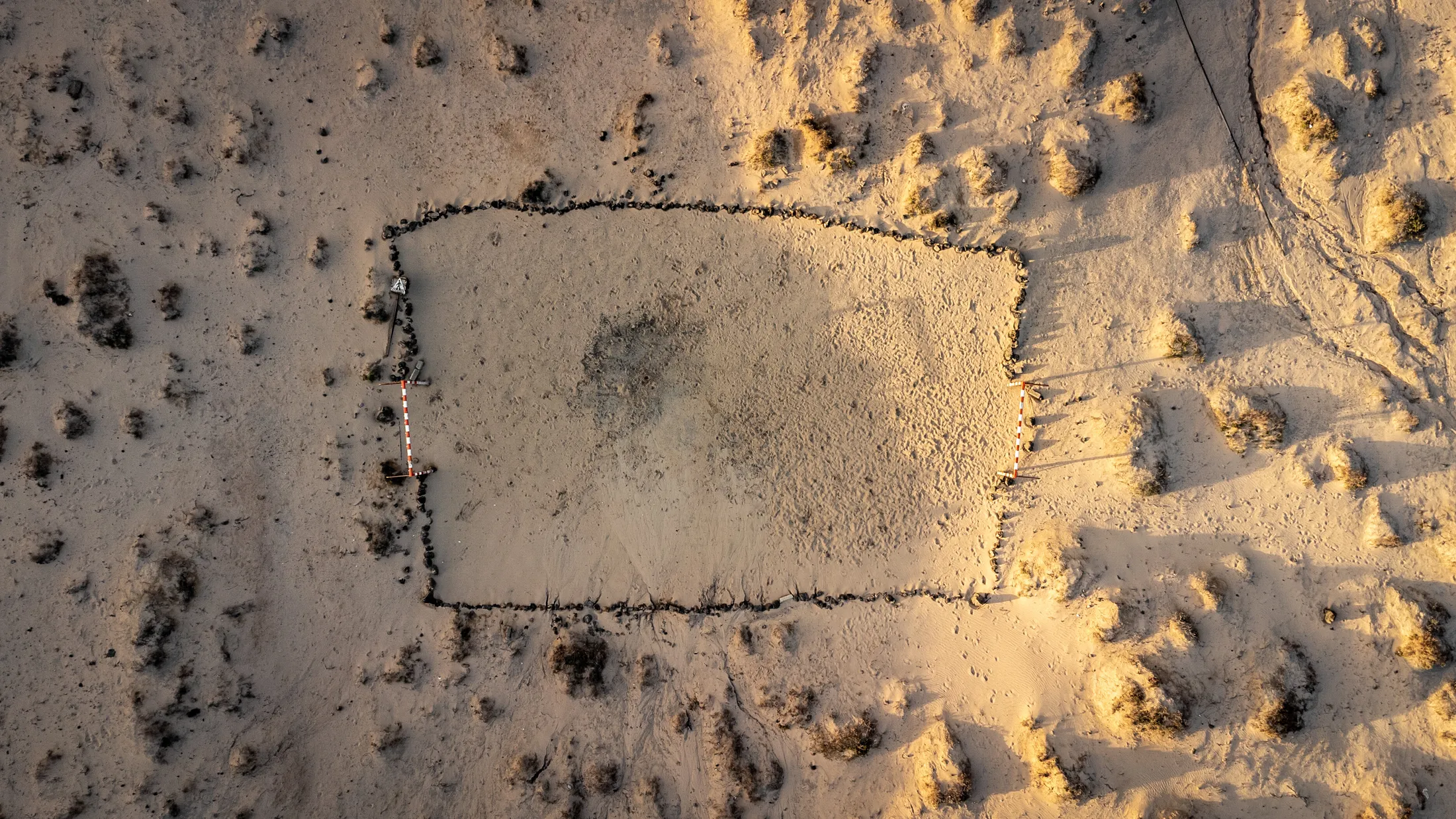 Unusual Soccer pitch