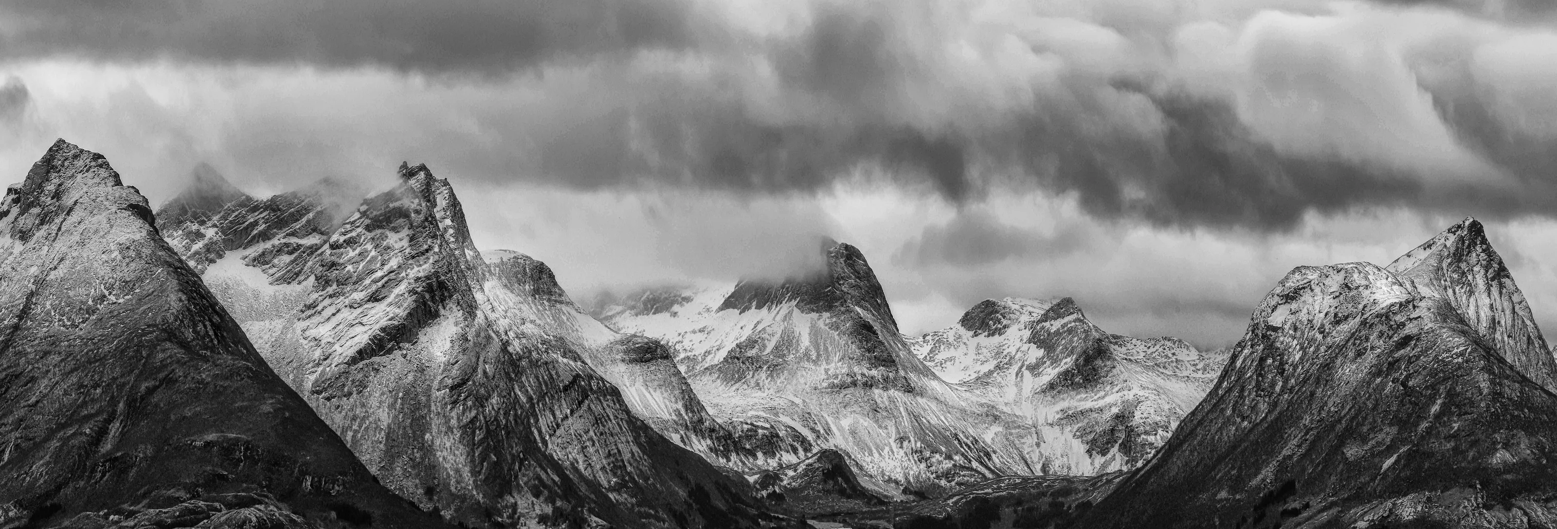 Mountain Landscapes in Black and White